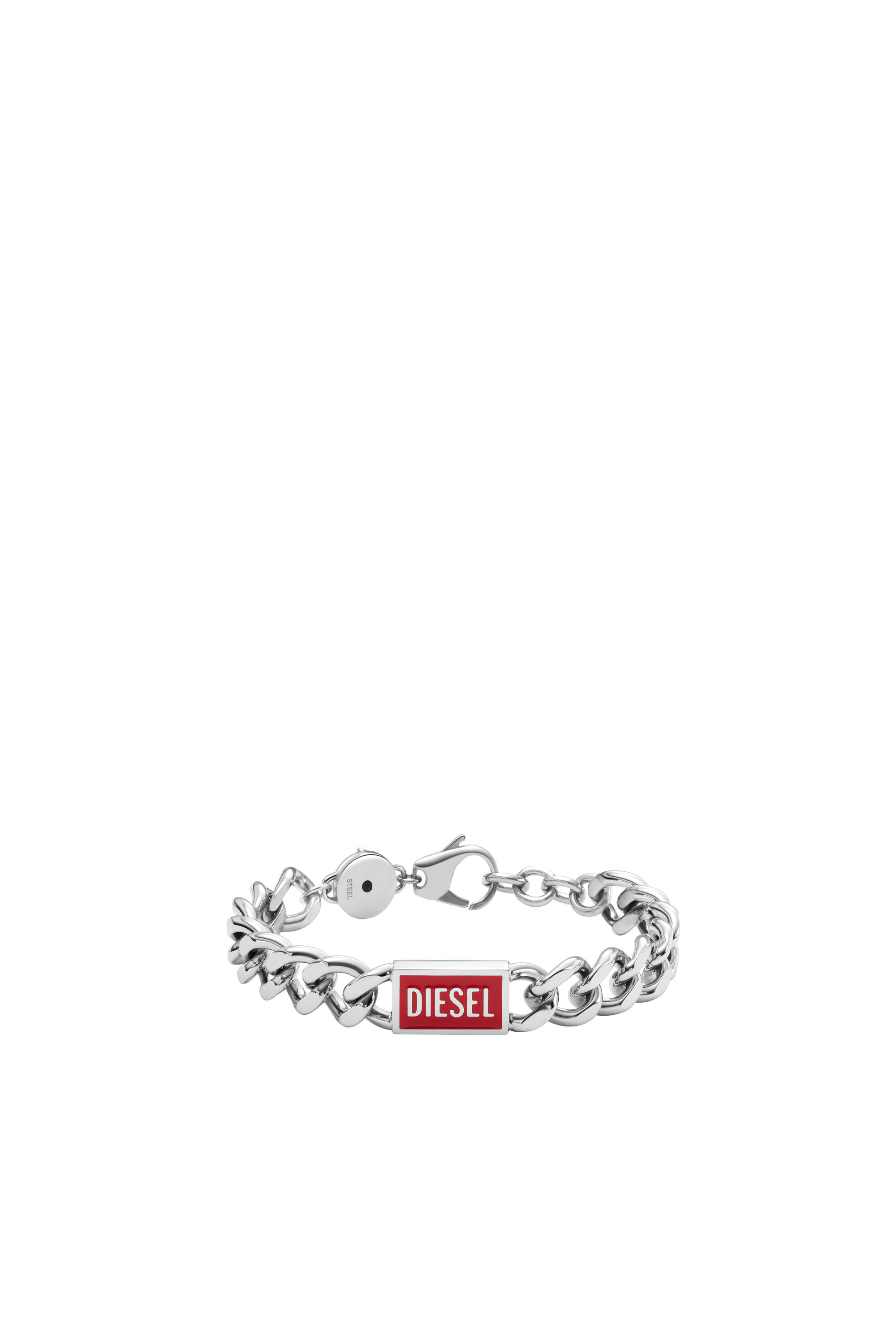 本物の DX1371 Man: Stainless Steel Logo Chain Bracelet | Diesel アクセサリー