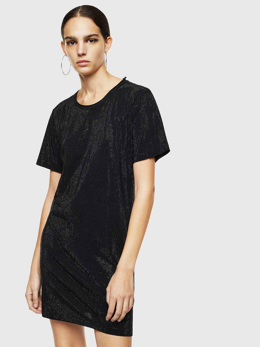D Ary Woman All Over Stud T Shirt Dress Diesel