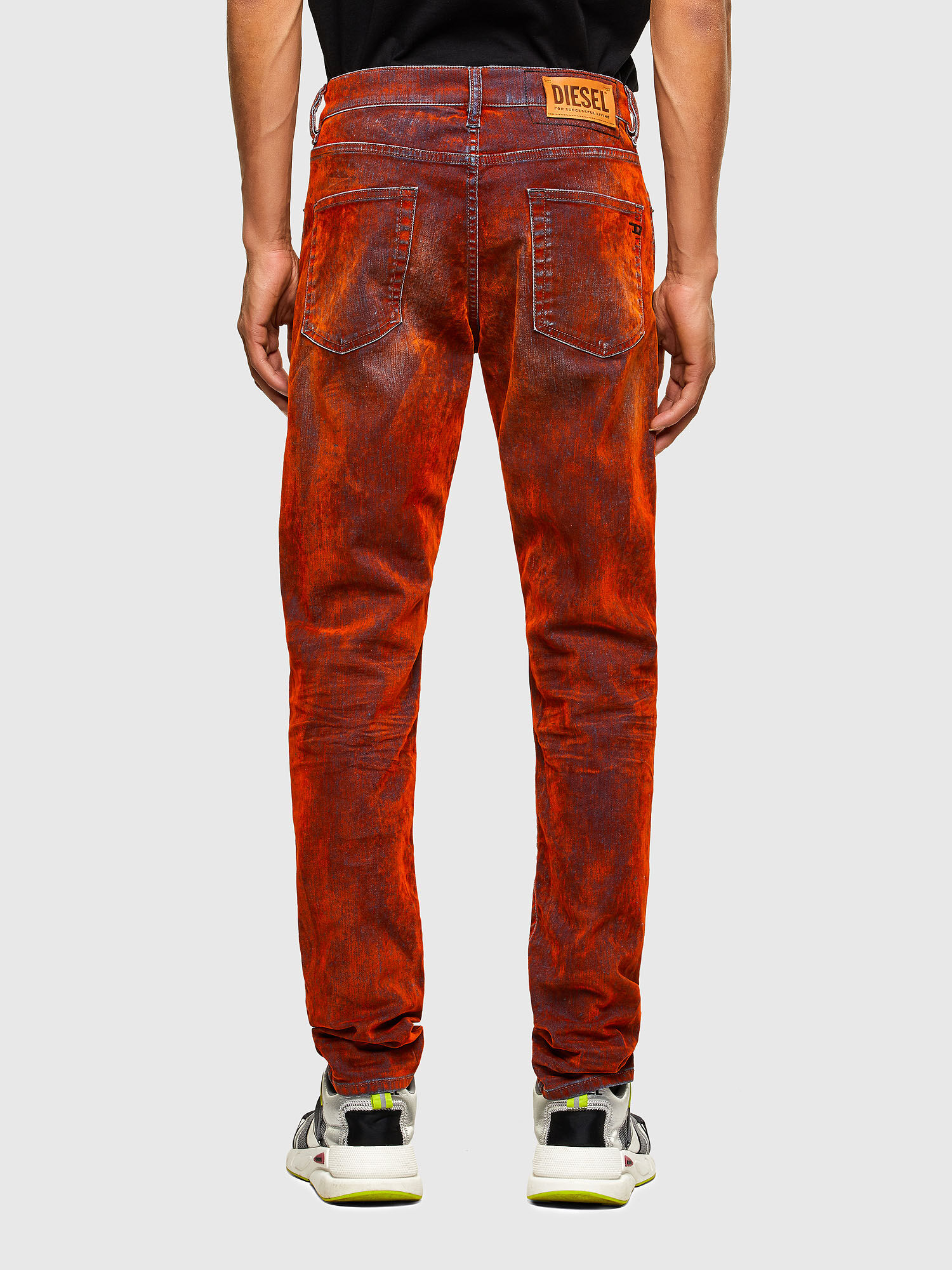 Diesel red jeans clearance