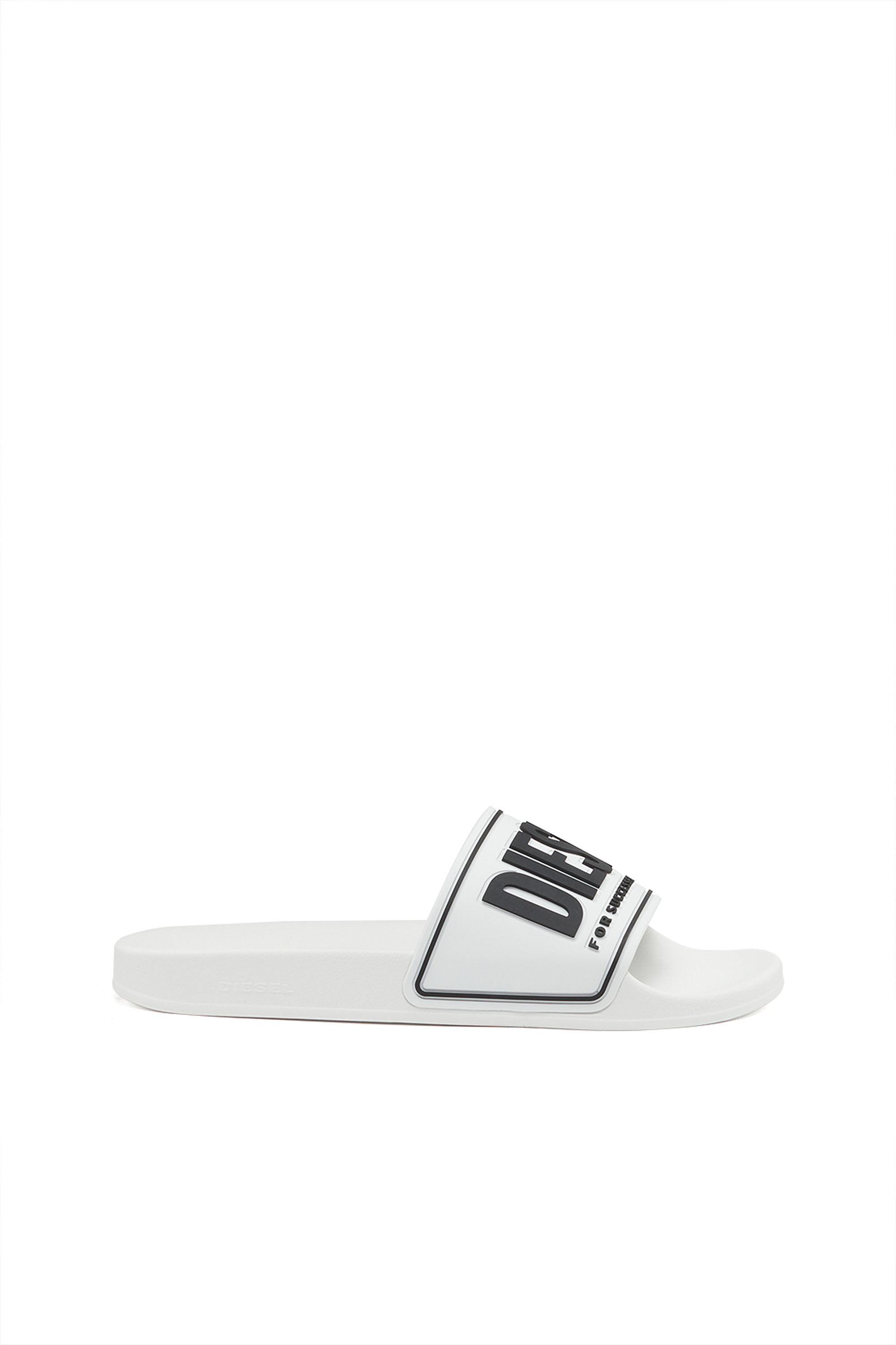 【DIESEL】Sa-Mayemi Cc ロゴ エンボス プール スライドサンダル Diesel's rubber slides for Man | Diesel SA-MAYEMI CC