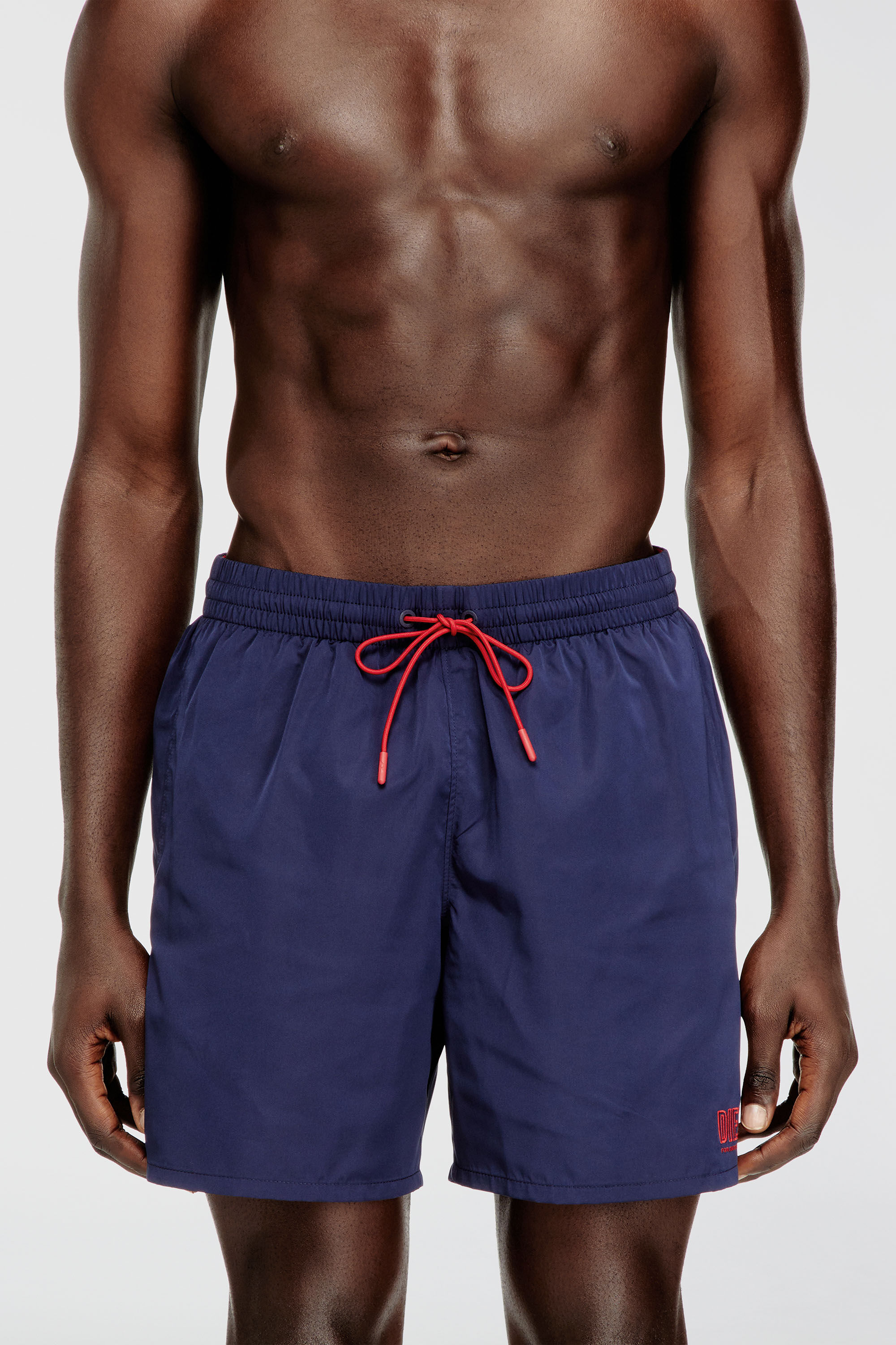 Men's Swim shorts with zip pocket | Blue | Diesel TR
