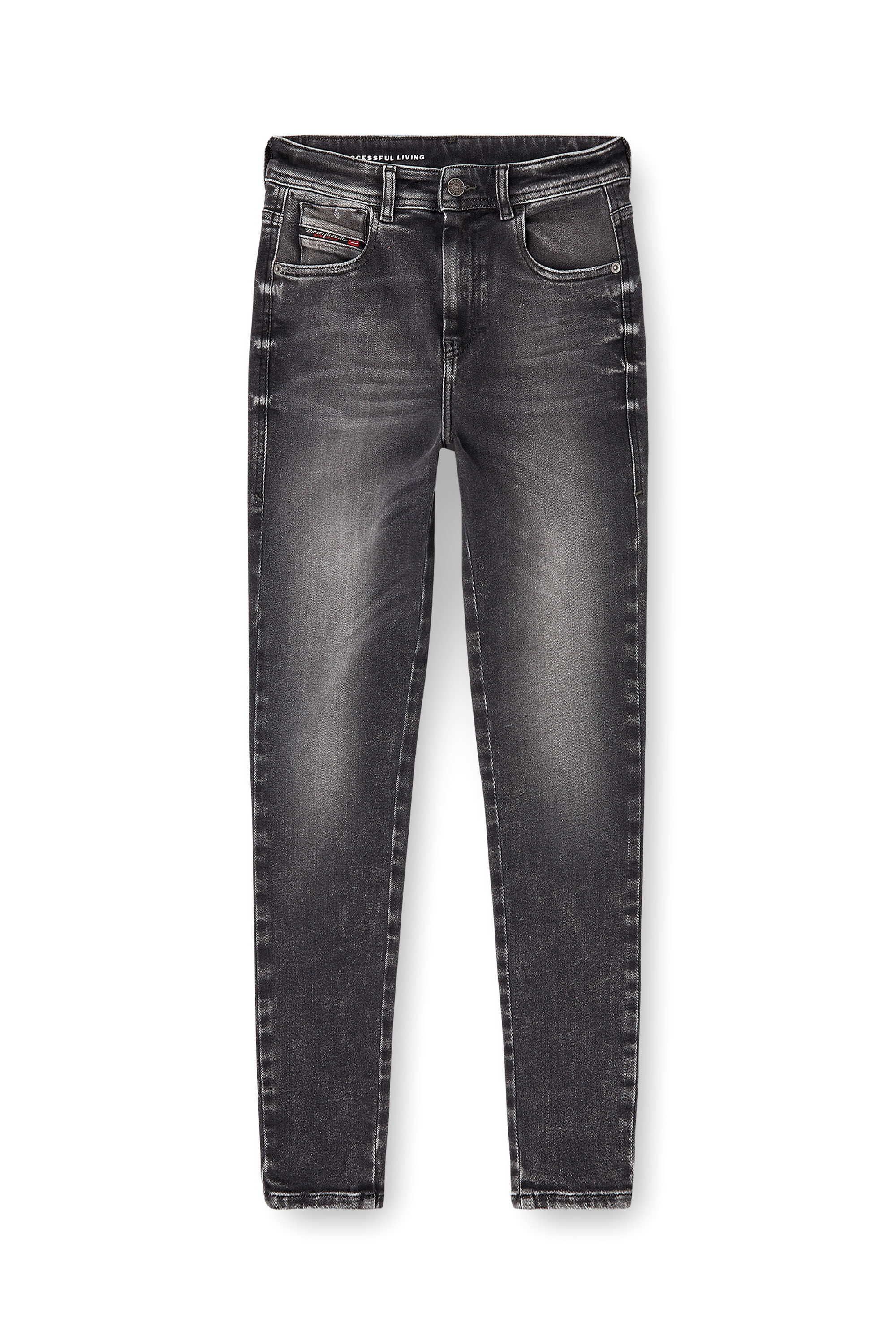Women's Skinny Jeans | Black/Dark grey | Diesel 1984 Slandy-High