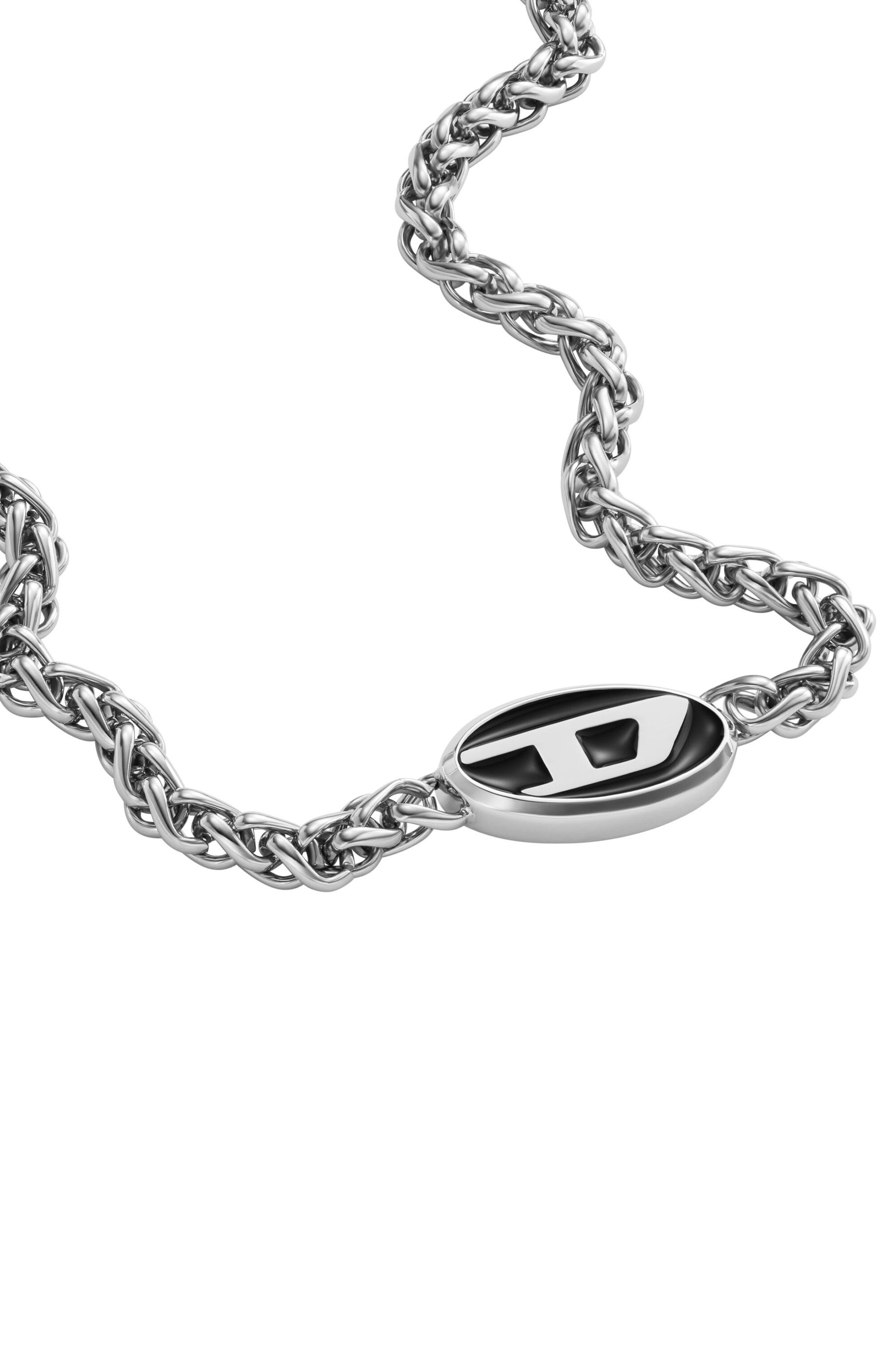 Women's Stainless steel chain necklace | Silver | Diesel