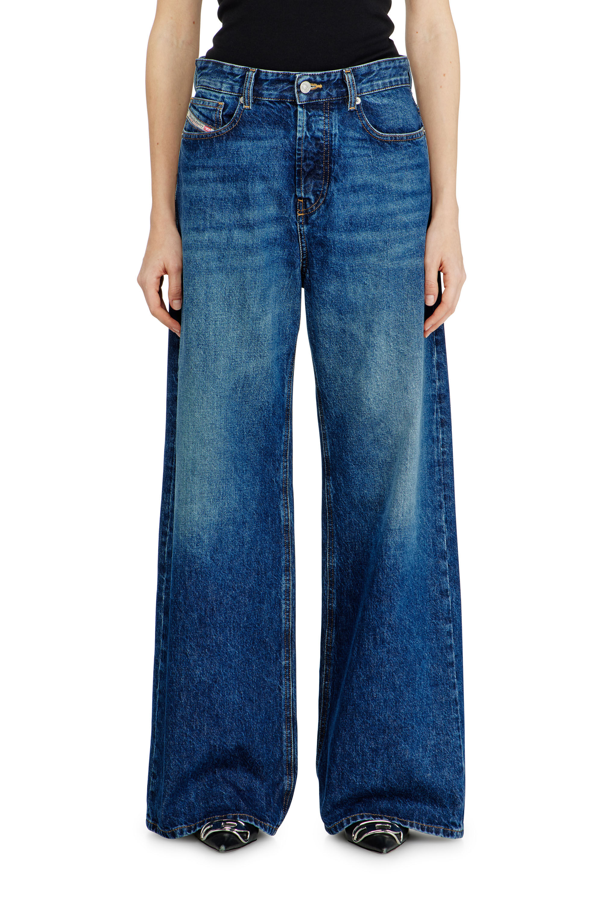 Women's Relaxed Jeans | Dark Blue | Diesel 1996 D-Sire