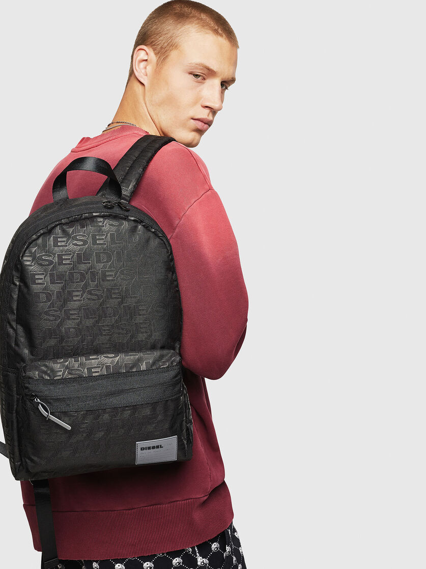 mirano men poly backpack with all over