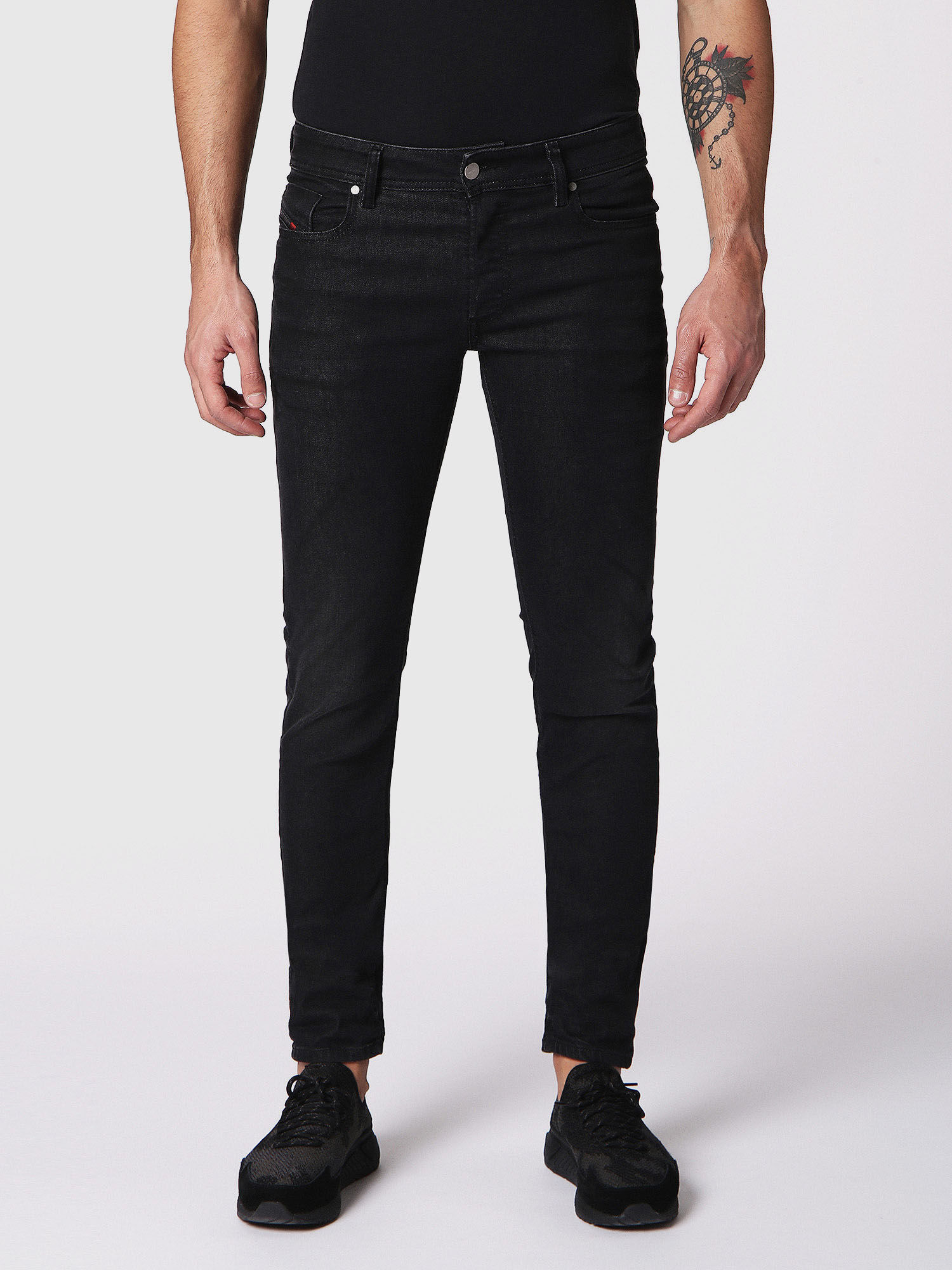 Diesel black sleenker jeans clearance