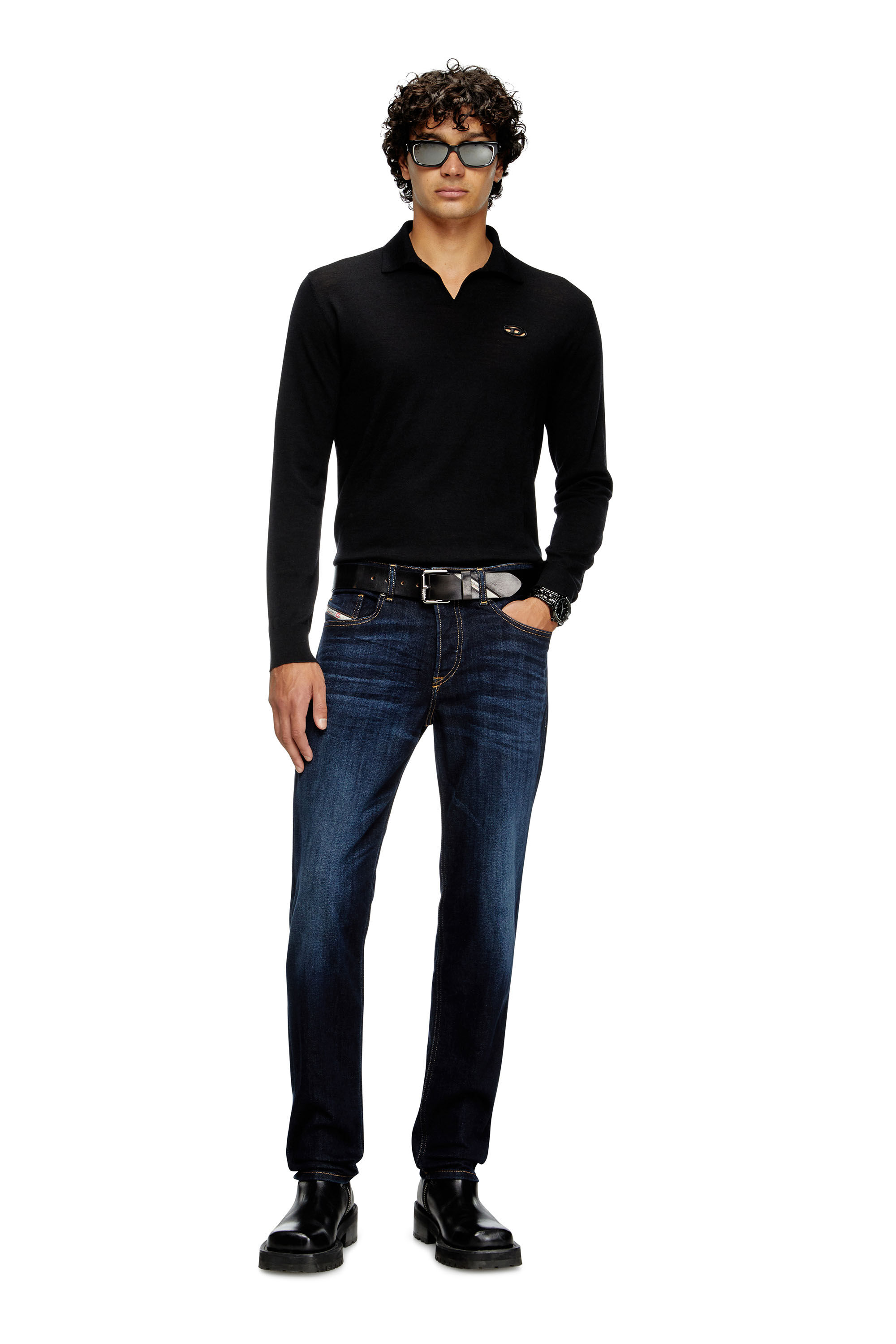 Men's Regular Jeans | Dark Blue | Diesel 2023 D-Finitive