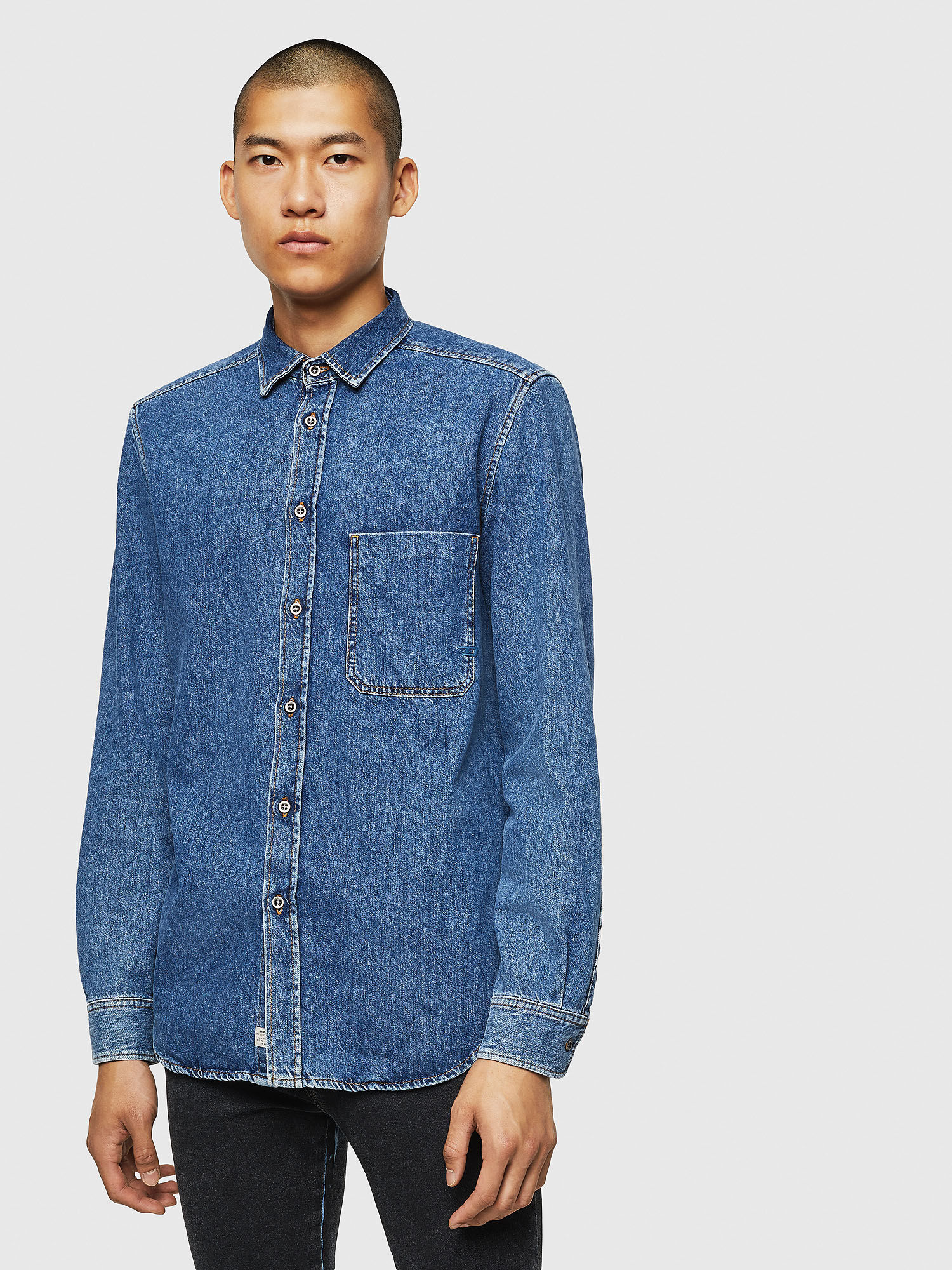 denim logo shirts
