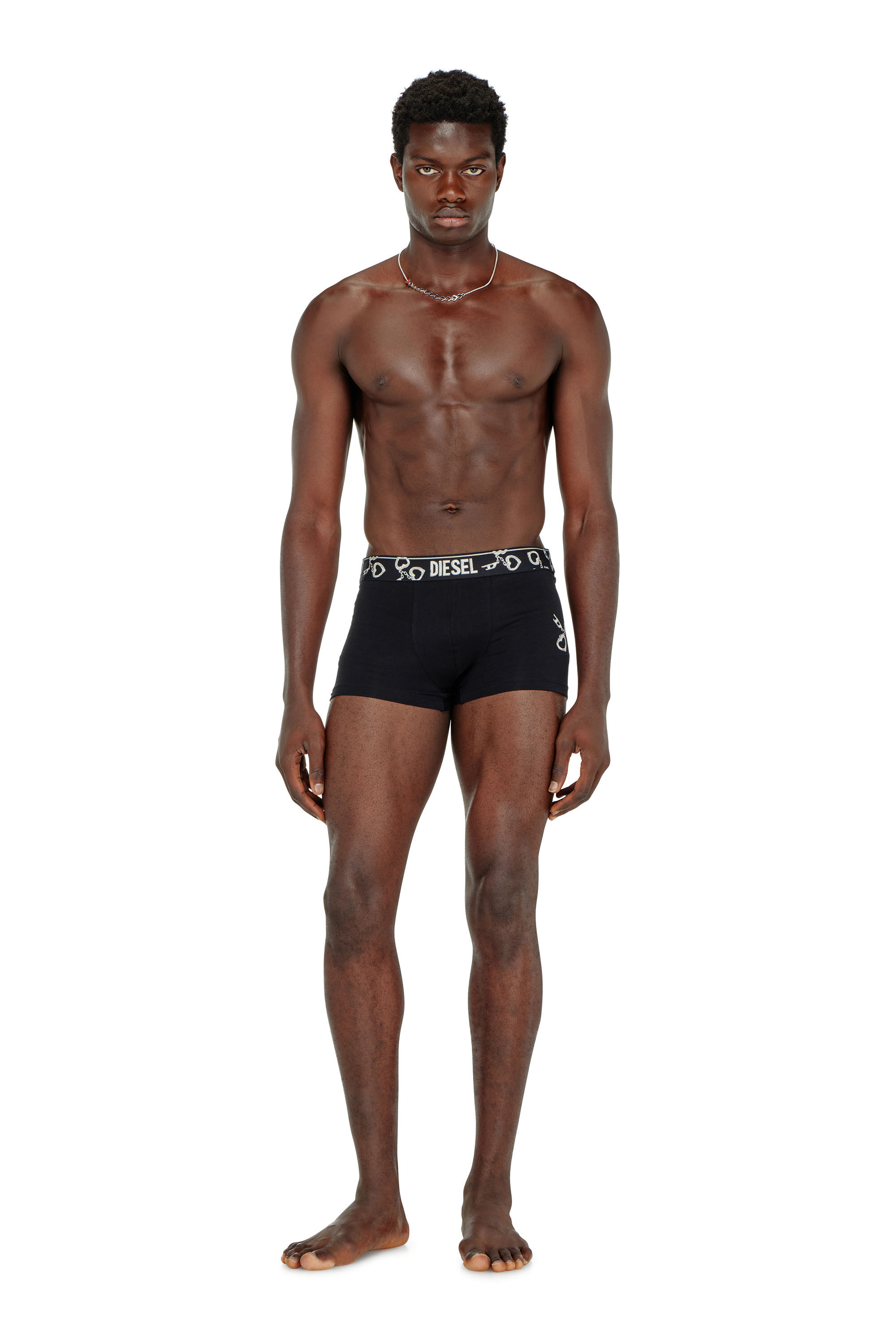 Diesel - DAMIEN-GFT-3PACK, Man's Three-pack boxer briefs with handcuff motif in null - 1