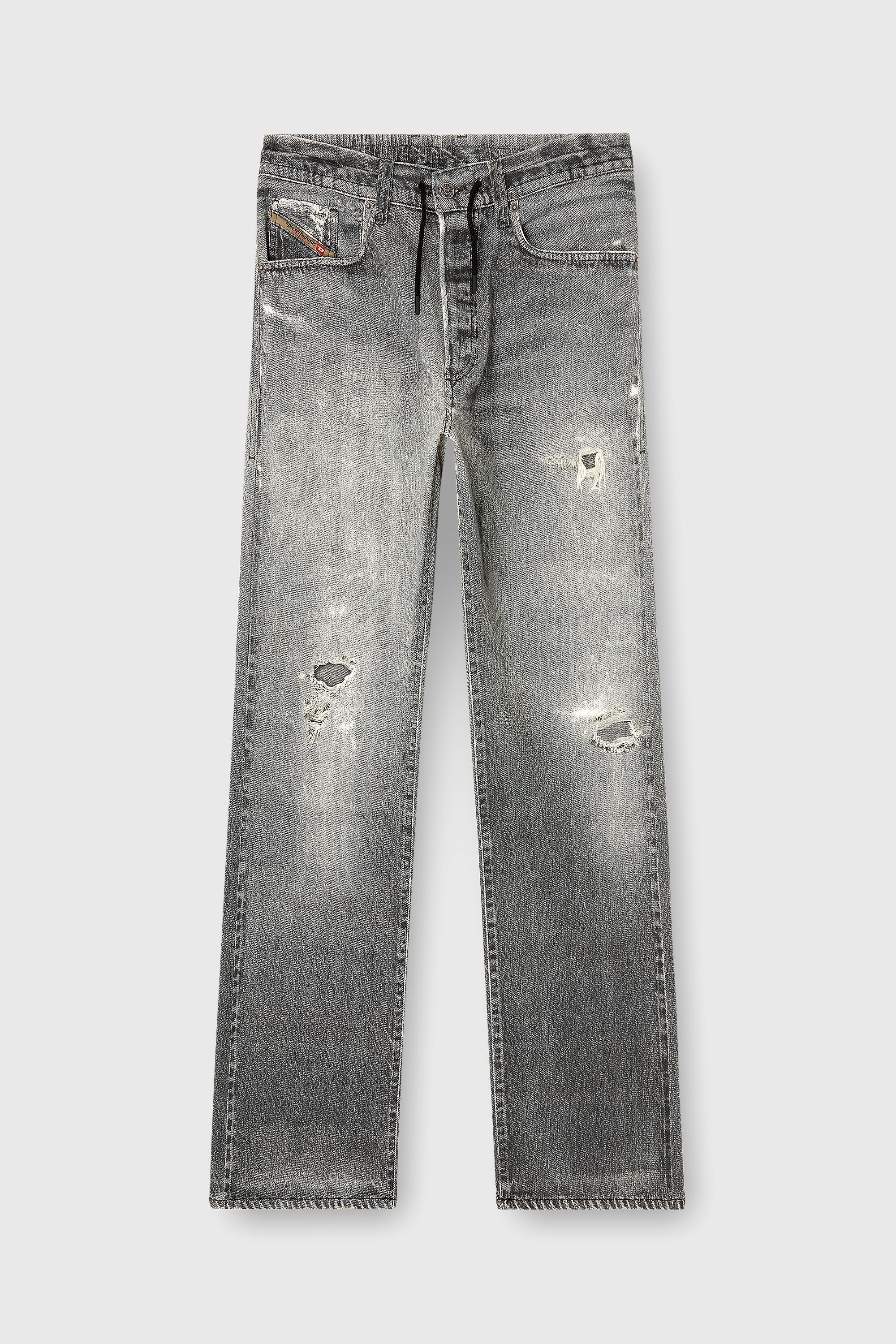 Diesel - Man's Relaxed 2080 D-Reel Joggjeans&reg; 068US, Grey - 4