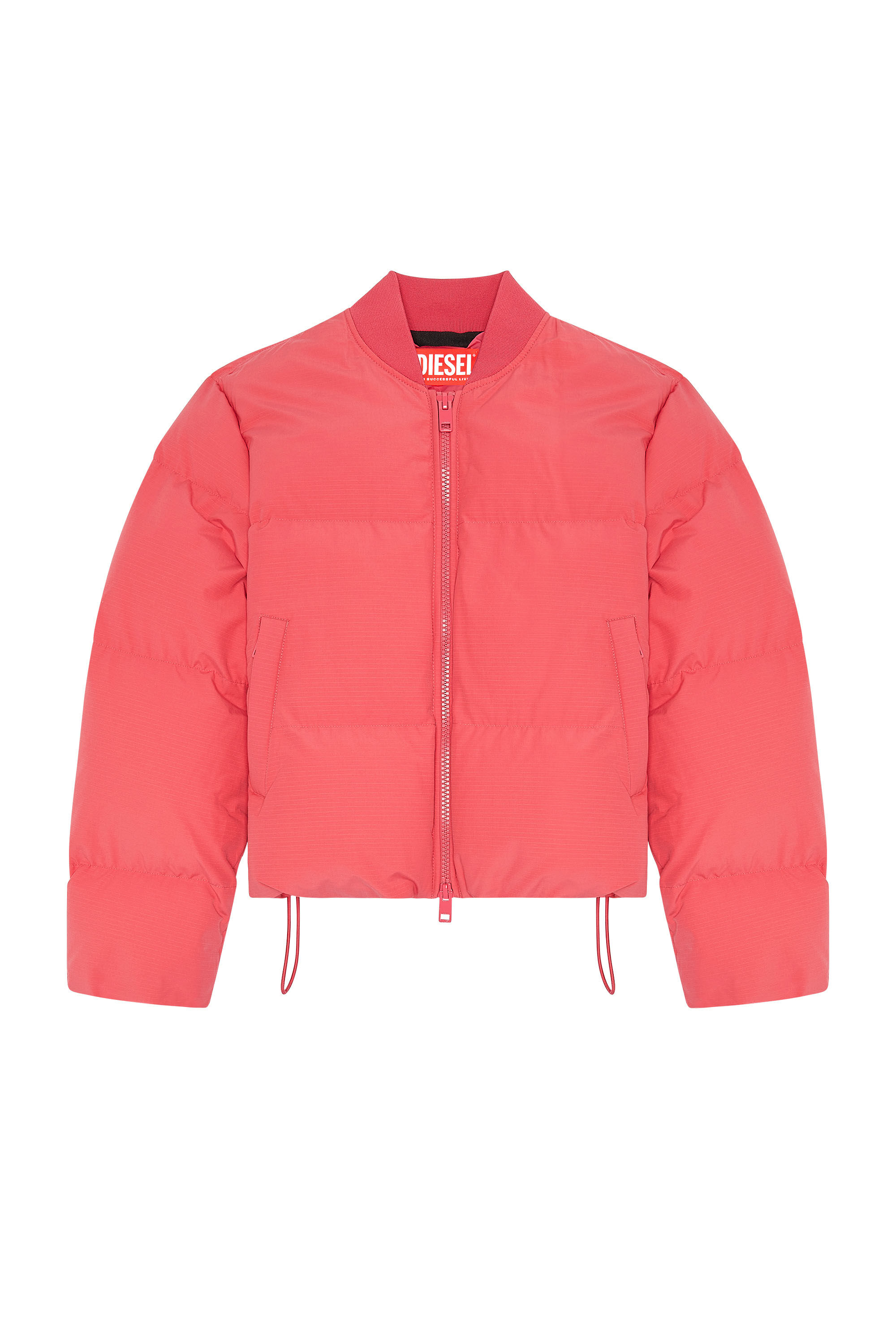 Women's Puffer jacket with oval D patch | W-OLUCH Diesel