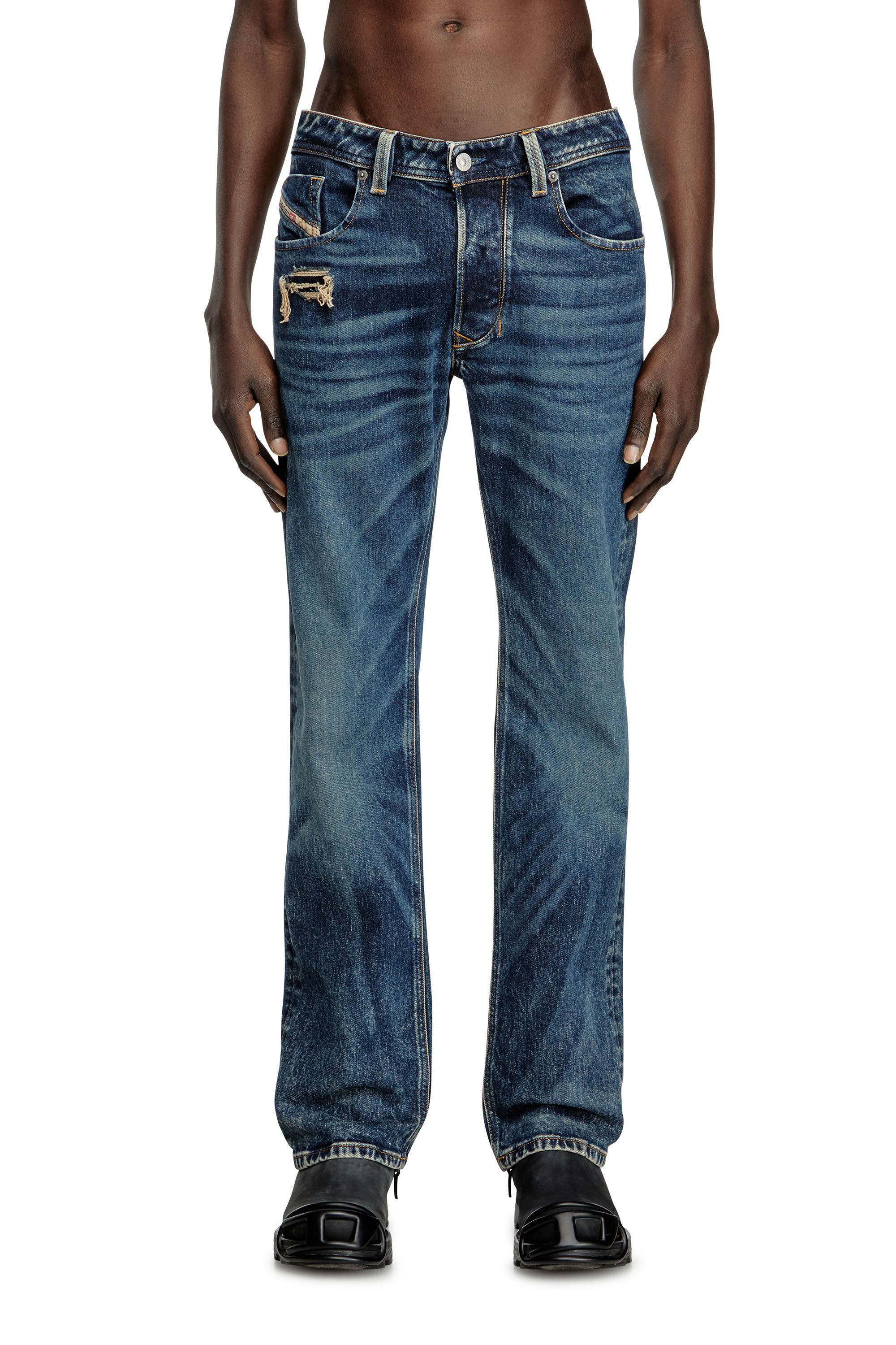 Men's Regular Jeans | Dark Blue | Diesel 1985 Larkee