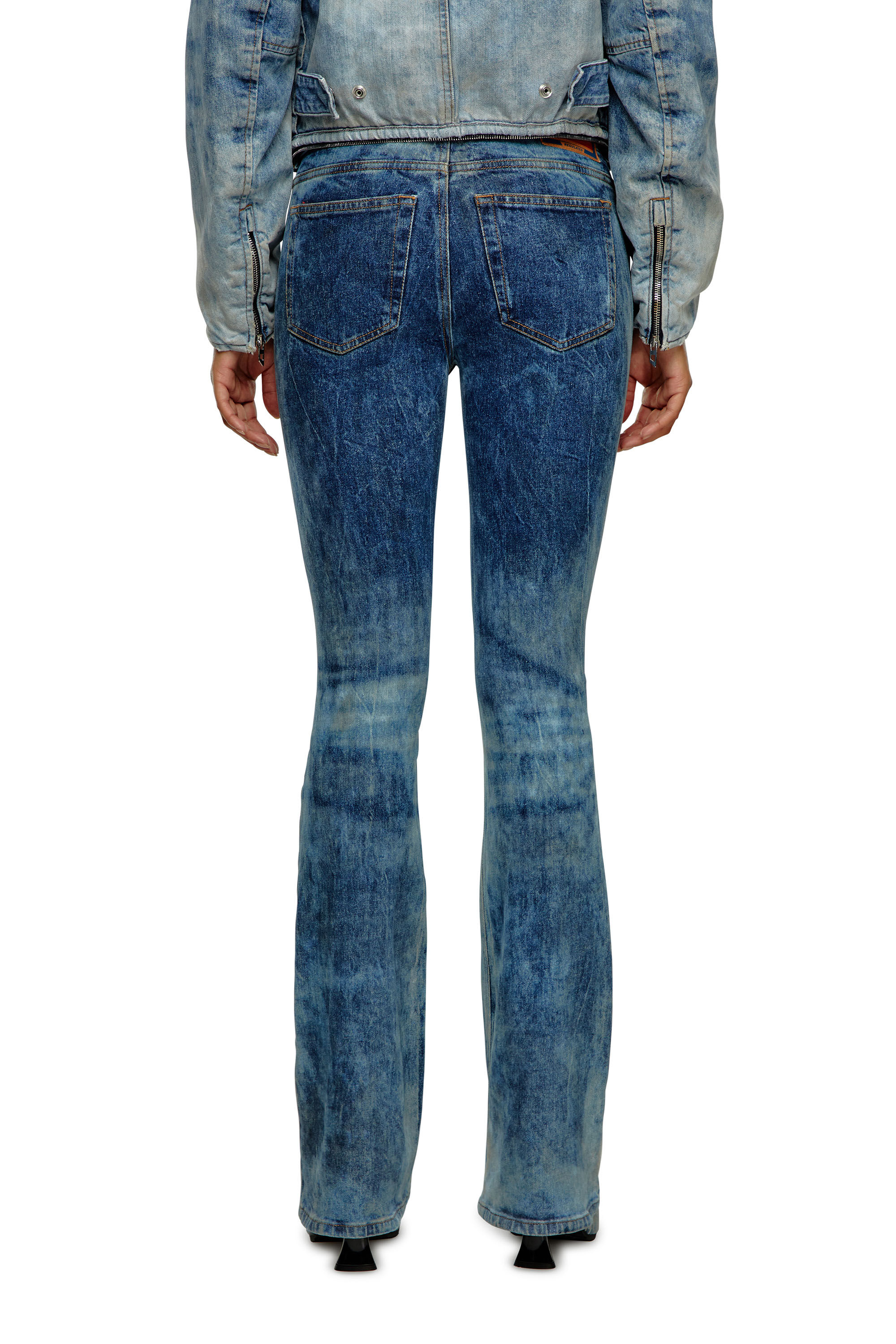 1969 D-EBBEY Woman: Bootcut dark blue Jeans