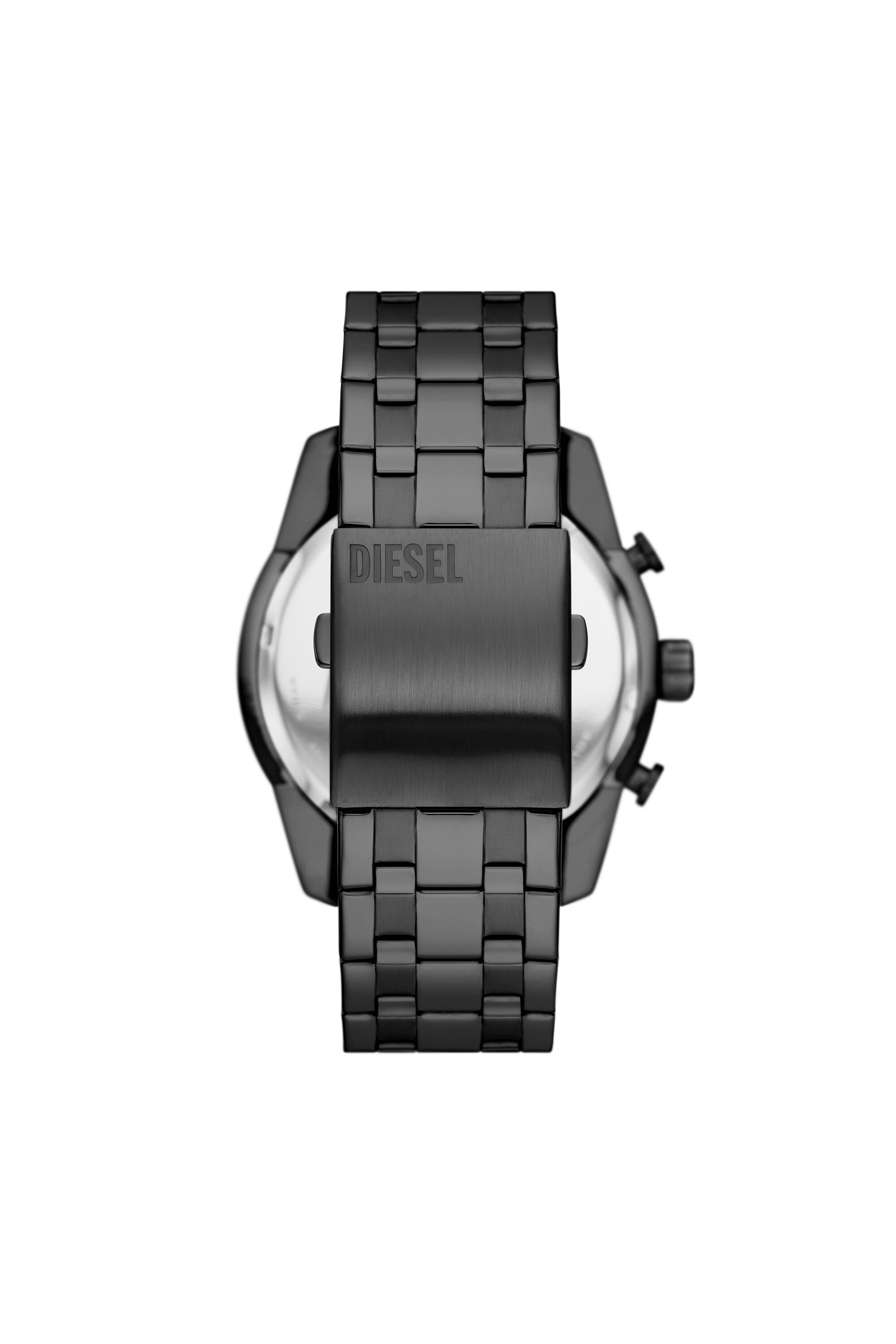 DZ4589 Man: Split chronograph black Stainless steel watch | Diesel