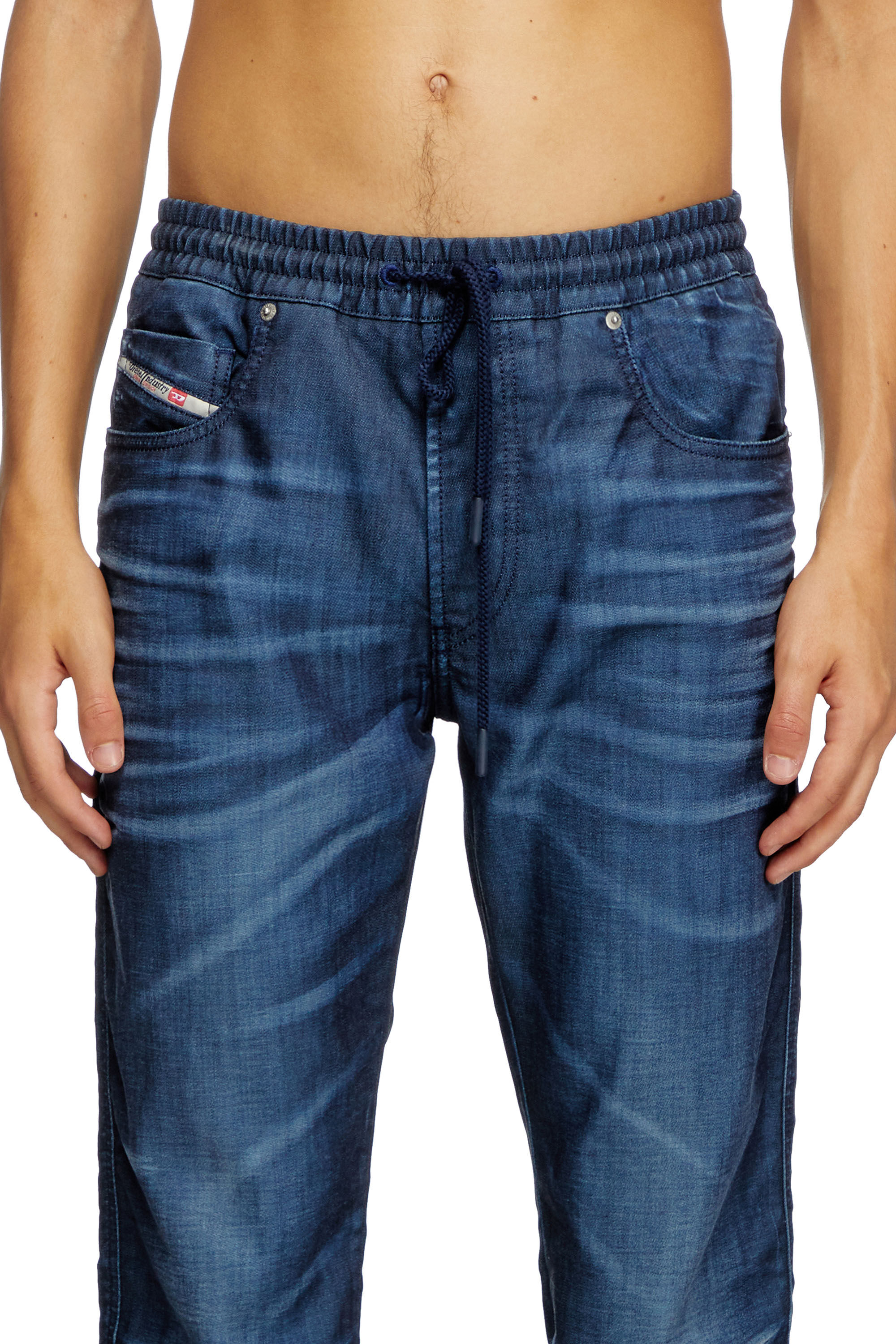 Diesel - Man's Slim 2060 D-Strukt Joggjeans® 068PY, Dark Blue - 5