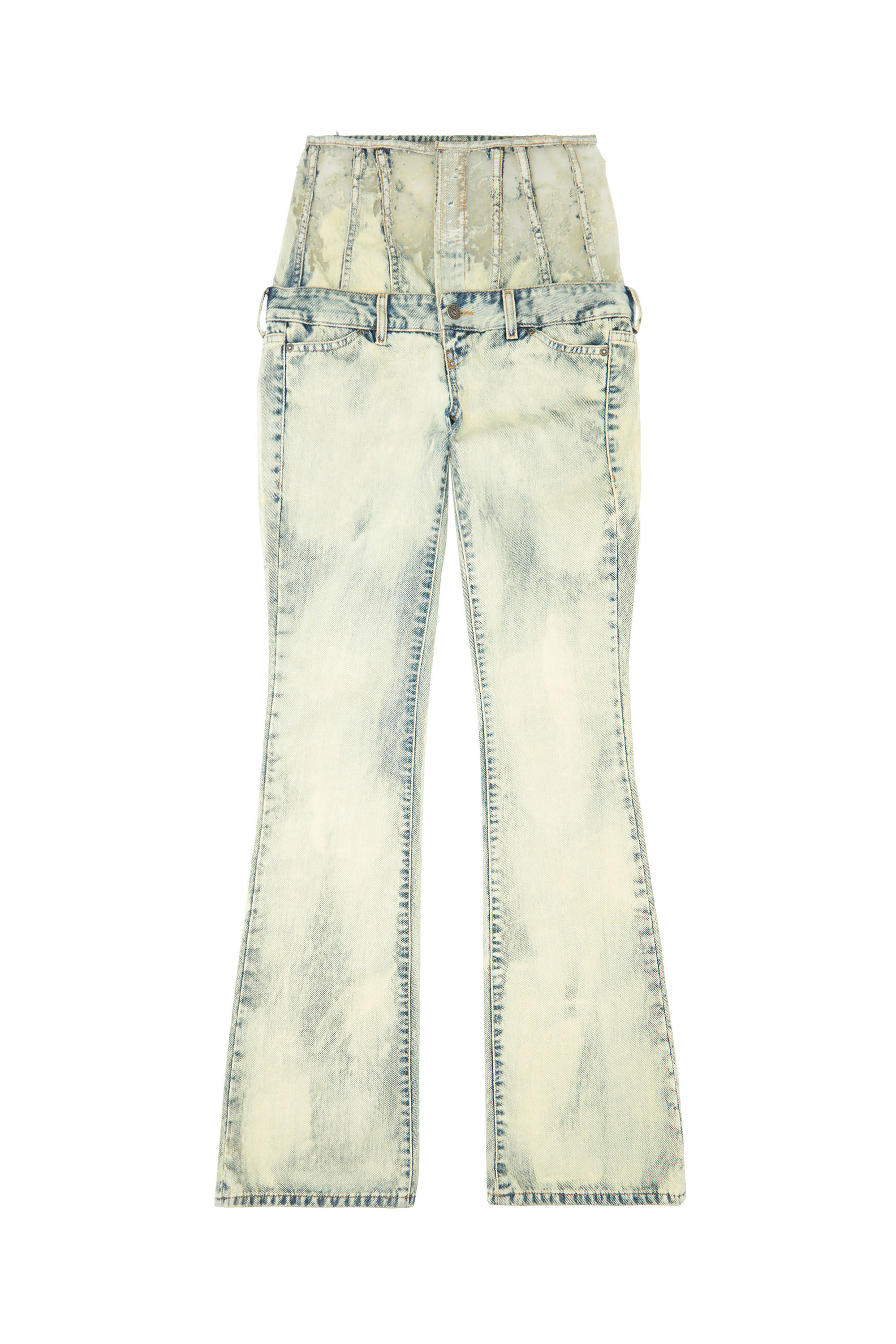 1969 D-Ebbey 068GP Woman: Bootcut and Flare Light blue Jeans