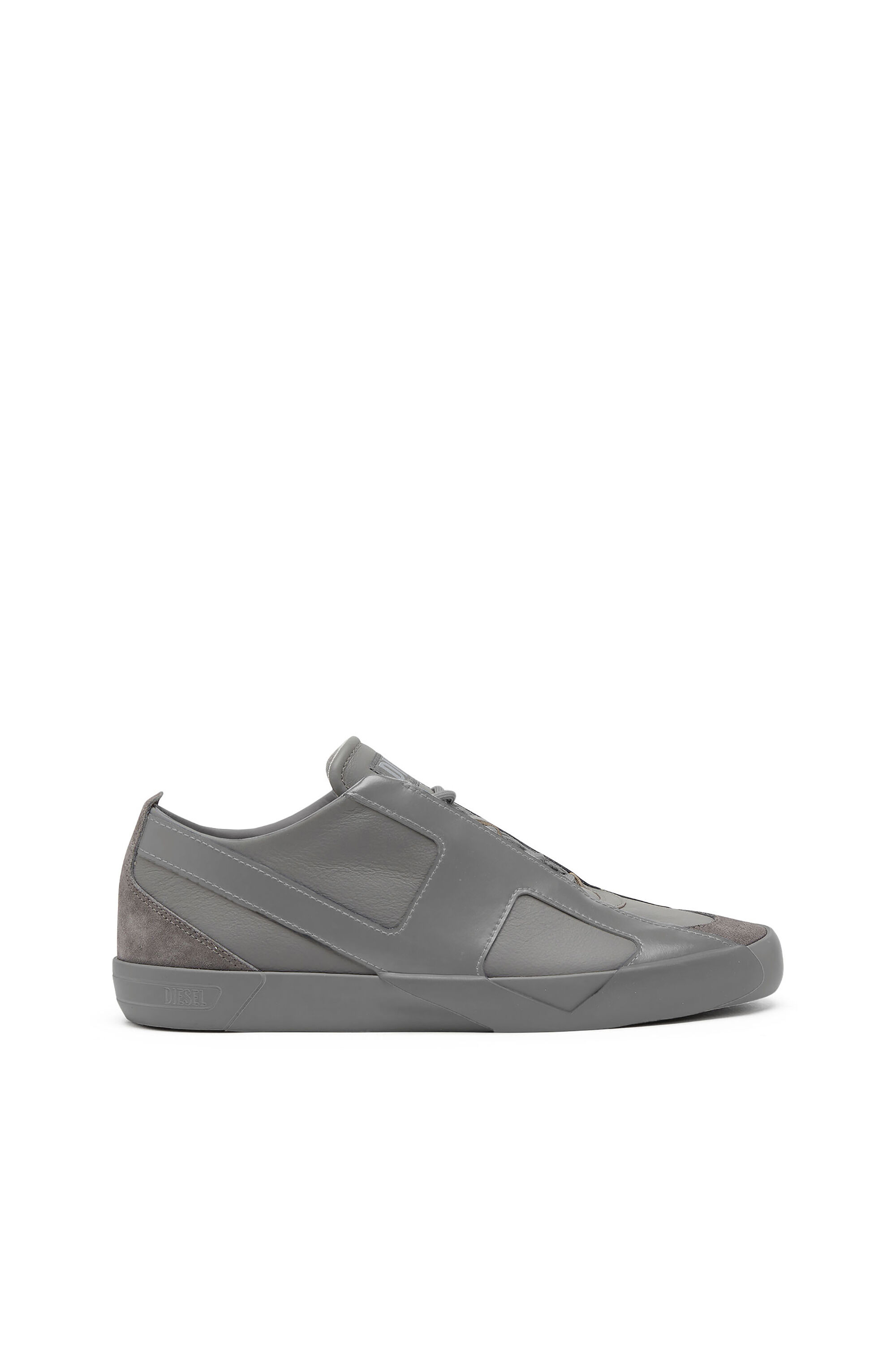 Diesel - S-SLANTE-D LOW, Man's S-Slante-D-Sneakers in suede and leather with D logo in null - 1