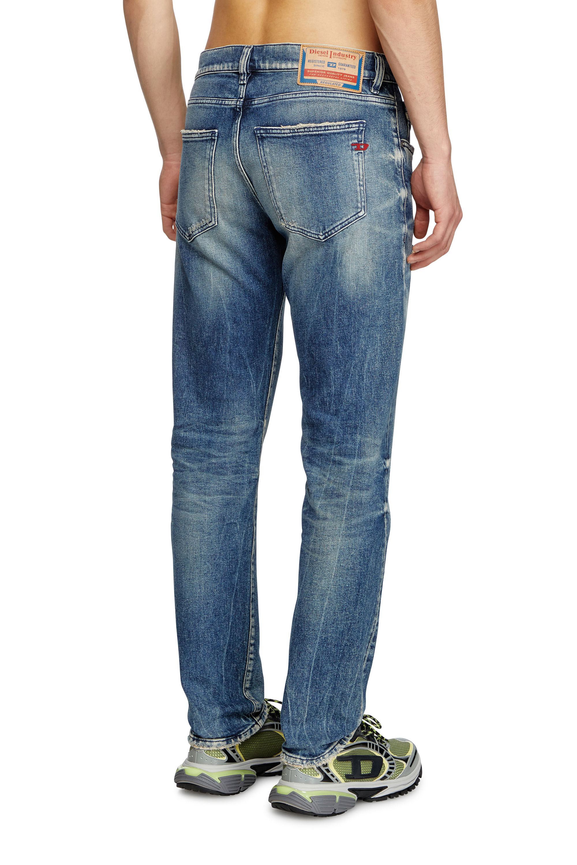 ◆DIESEL◆ 2019 D STRUCTURED DENIM PANTS BLUE A03562007M501 Men's Slim Jeans | Dark Blue | Diesel 2019 D-Strukt