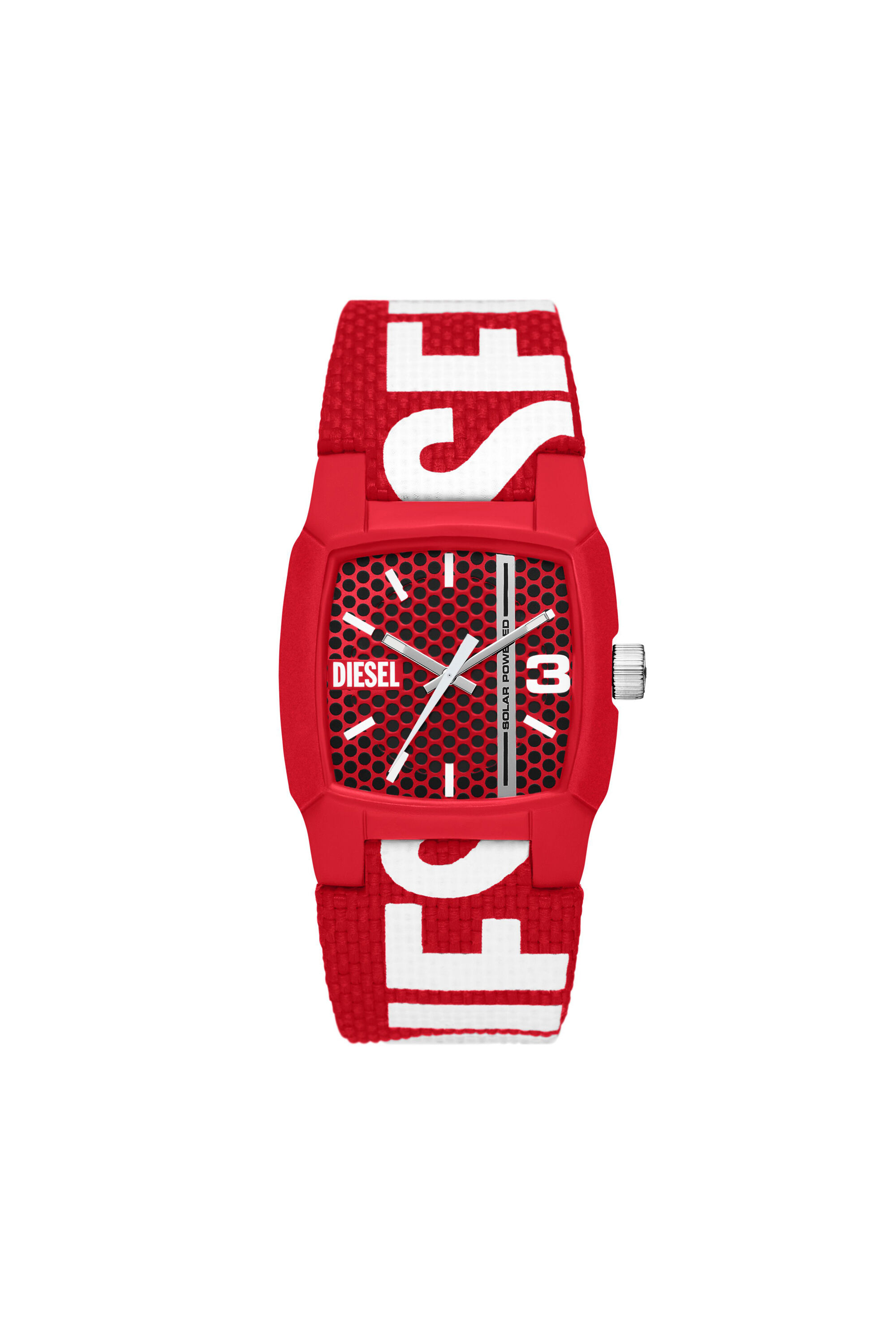 Diesel watch red colour on sale