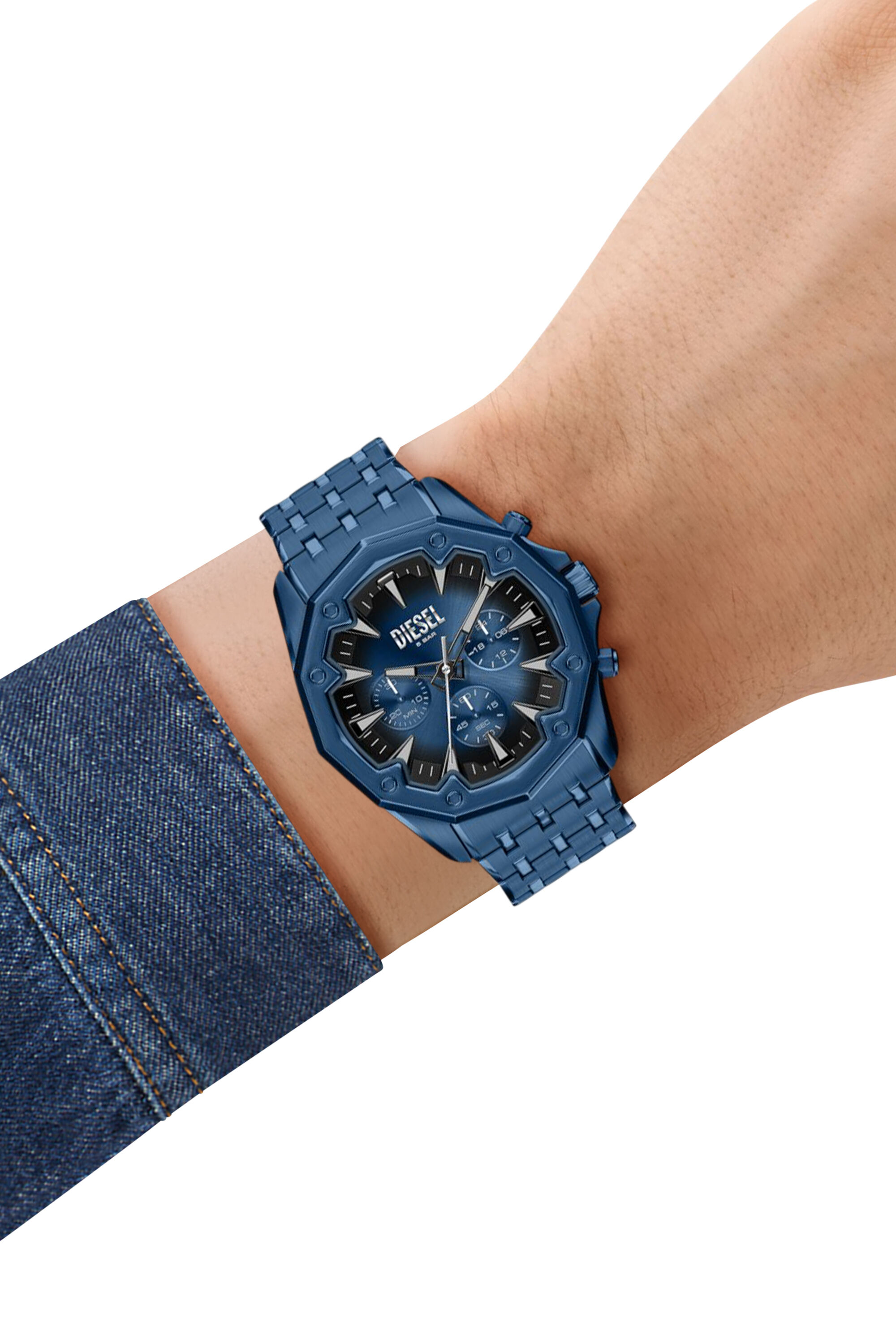 Men's Stinger Blue Stainless Steel Watch | Blue | Diesel TR