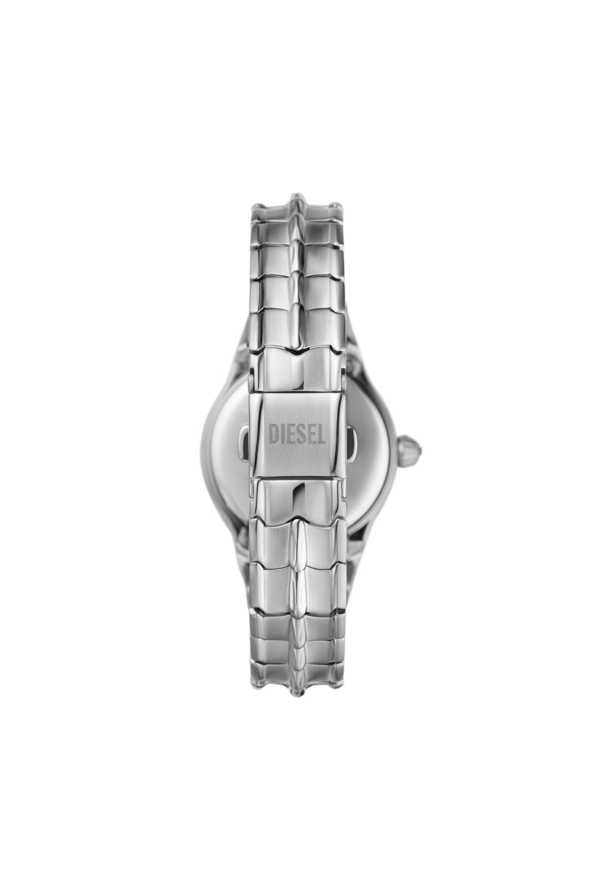 Women's Vert three-hand stainless steel watch | Silver | Diesel