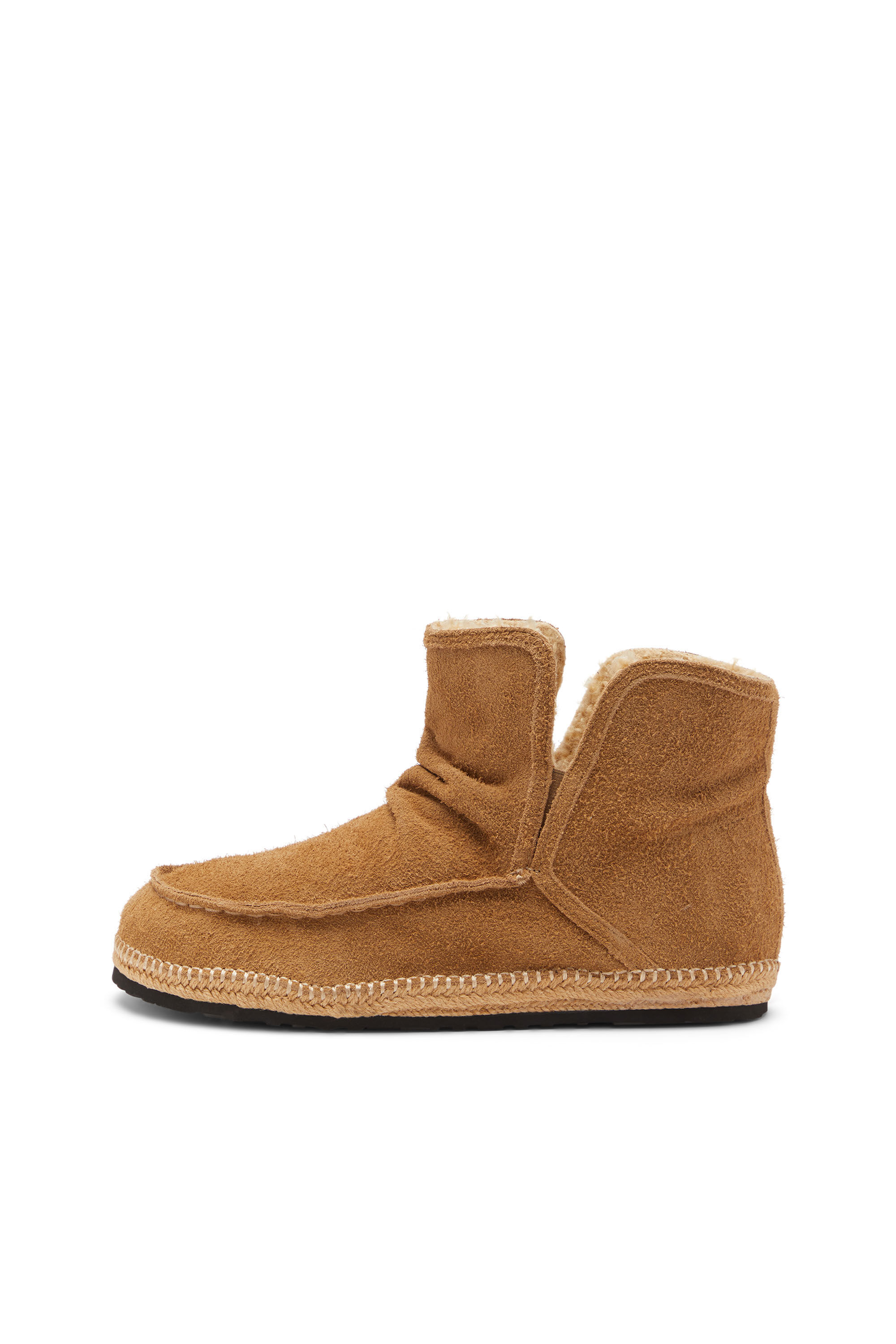 Diesel - D-LUKAS AKB, Man's D-Lukas - Leather ankle boots with internal lining in Light Brown - 7