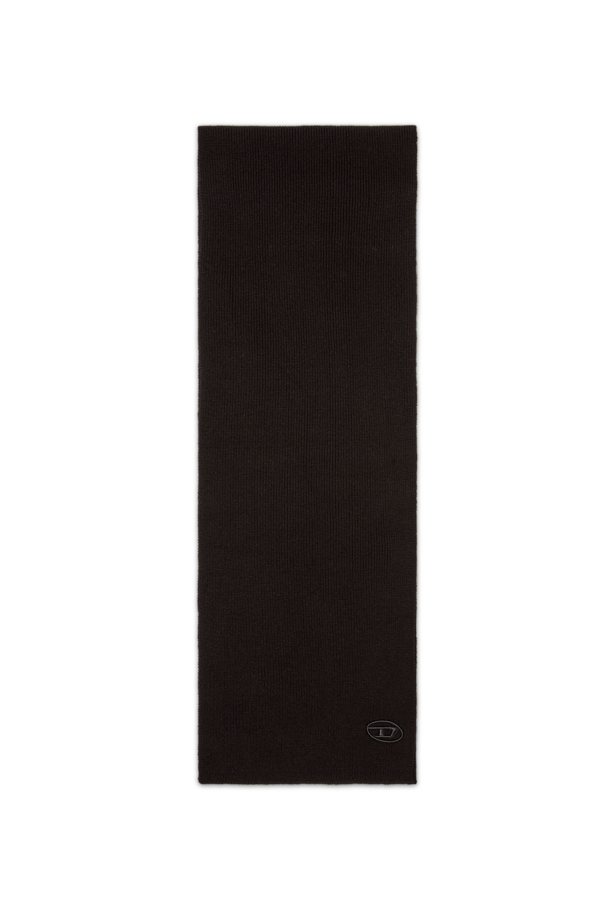 K-CODER SCARF: Ribbed wool-blend scarf | Diesel