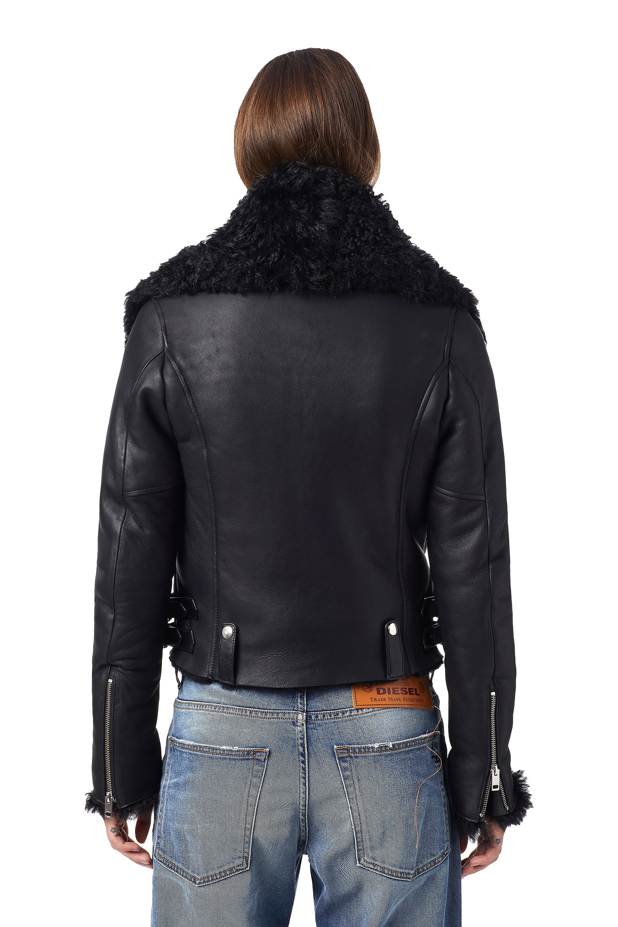 diesel sheepskin jacket