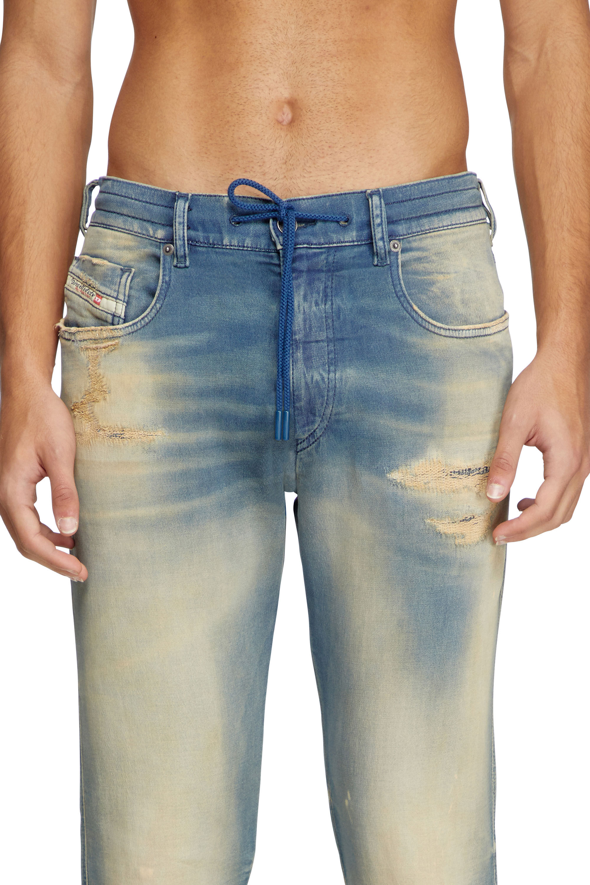 Diesel - Man's Slim 2062 D-Strukt Joggjeans® 068PP, Medium blue - 5