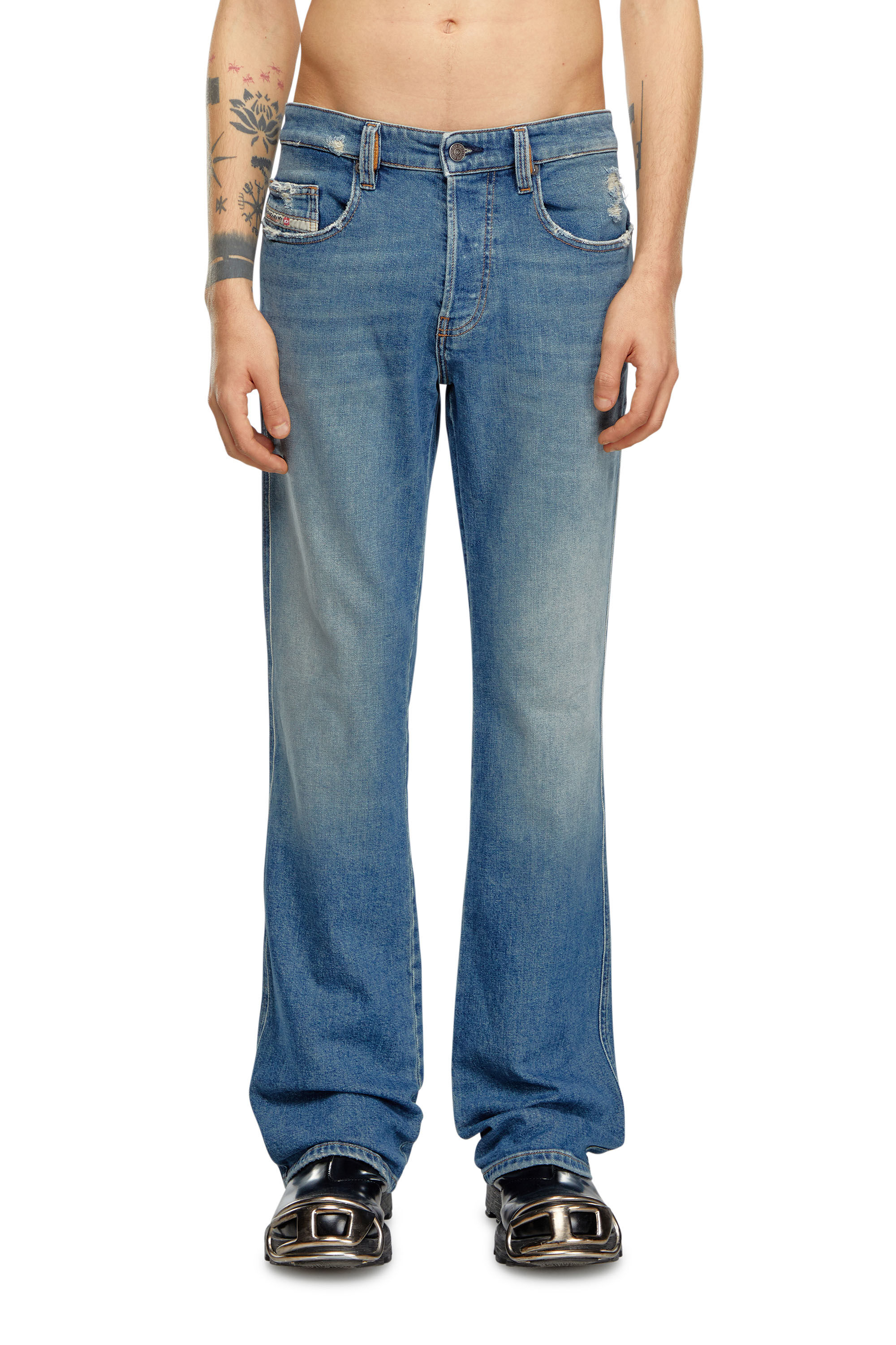 Men's Bootcut Jeans | Light Blue | Diesel 1998 D-Buck Men's Bootcut Jeans | Light Blue | Diesel 1998 D-Buck