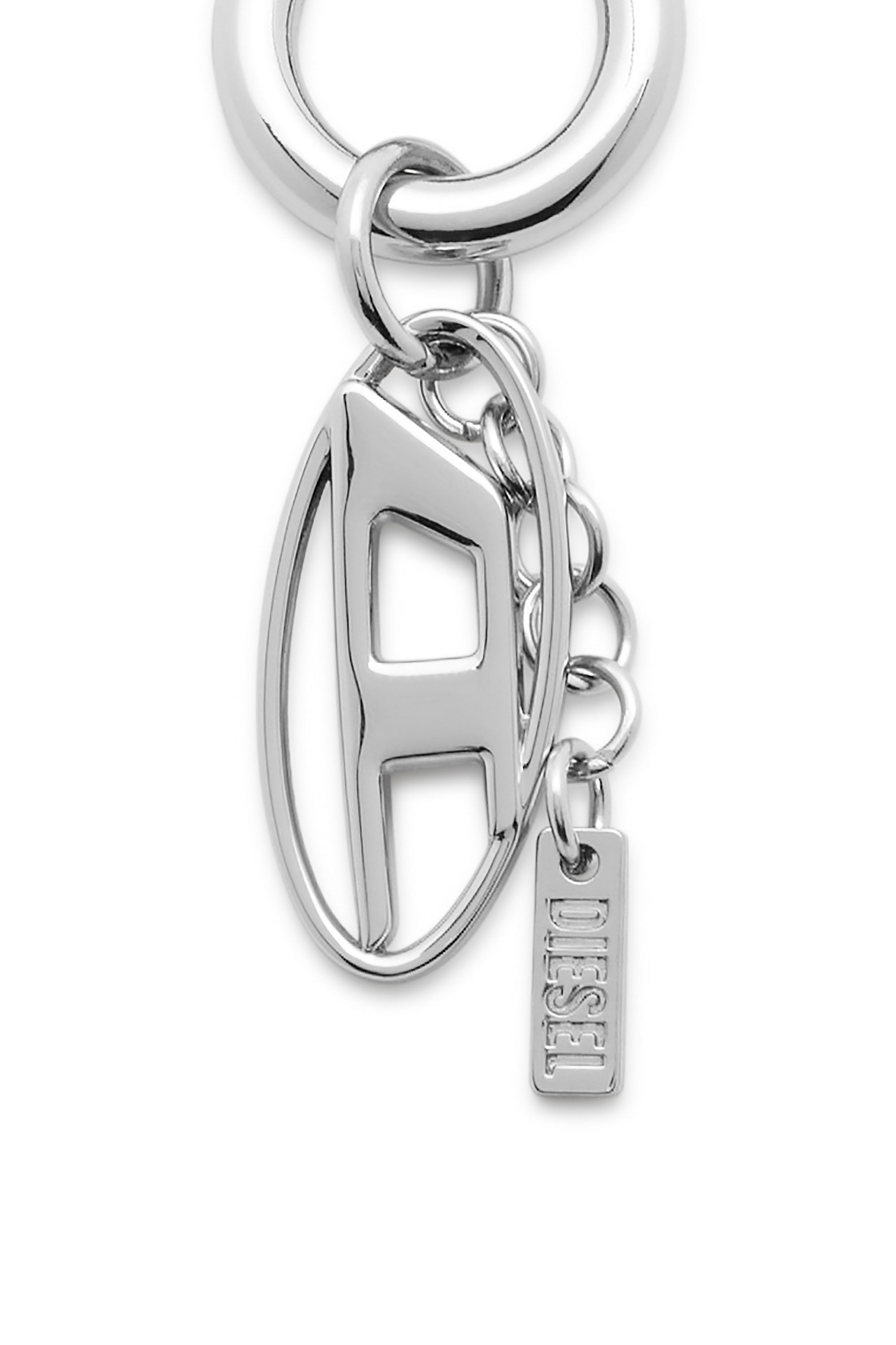 Women's Charm with Oval D charm | Silver | Diesel {{Country}}