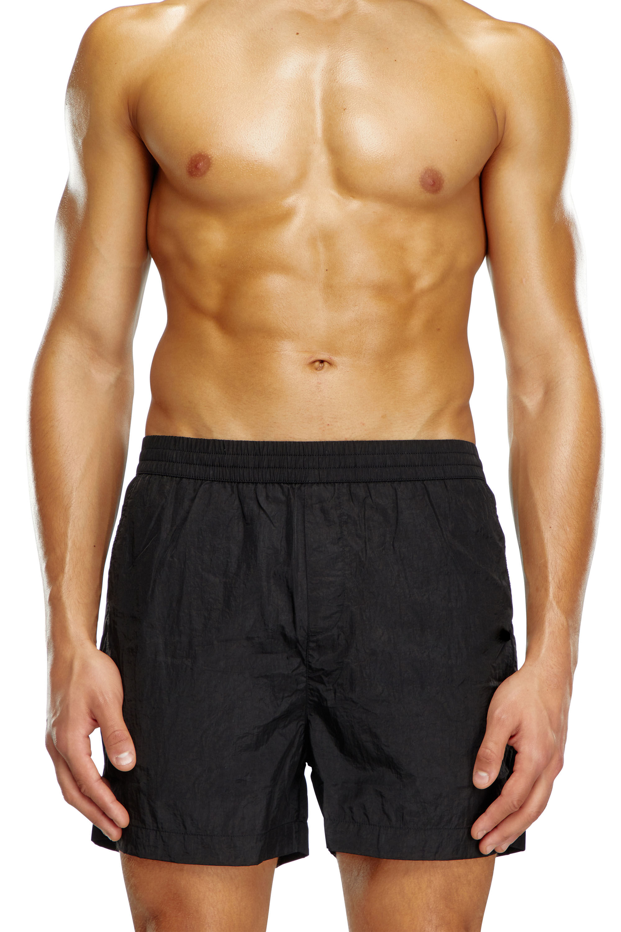 Men's Nylon board shorts | Black | Diesel