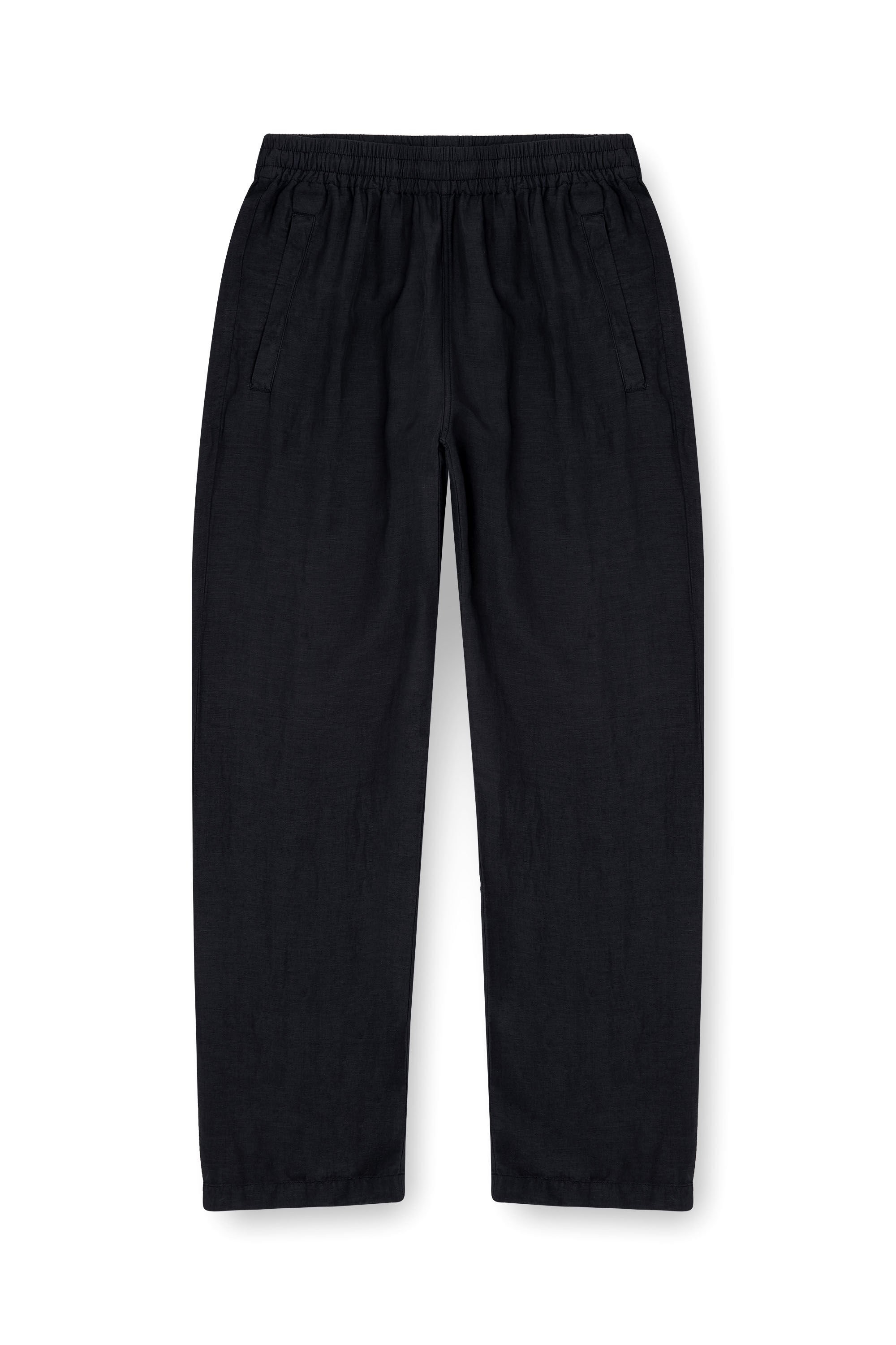 Women's Linen-blend pants | Black | Diesel