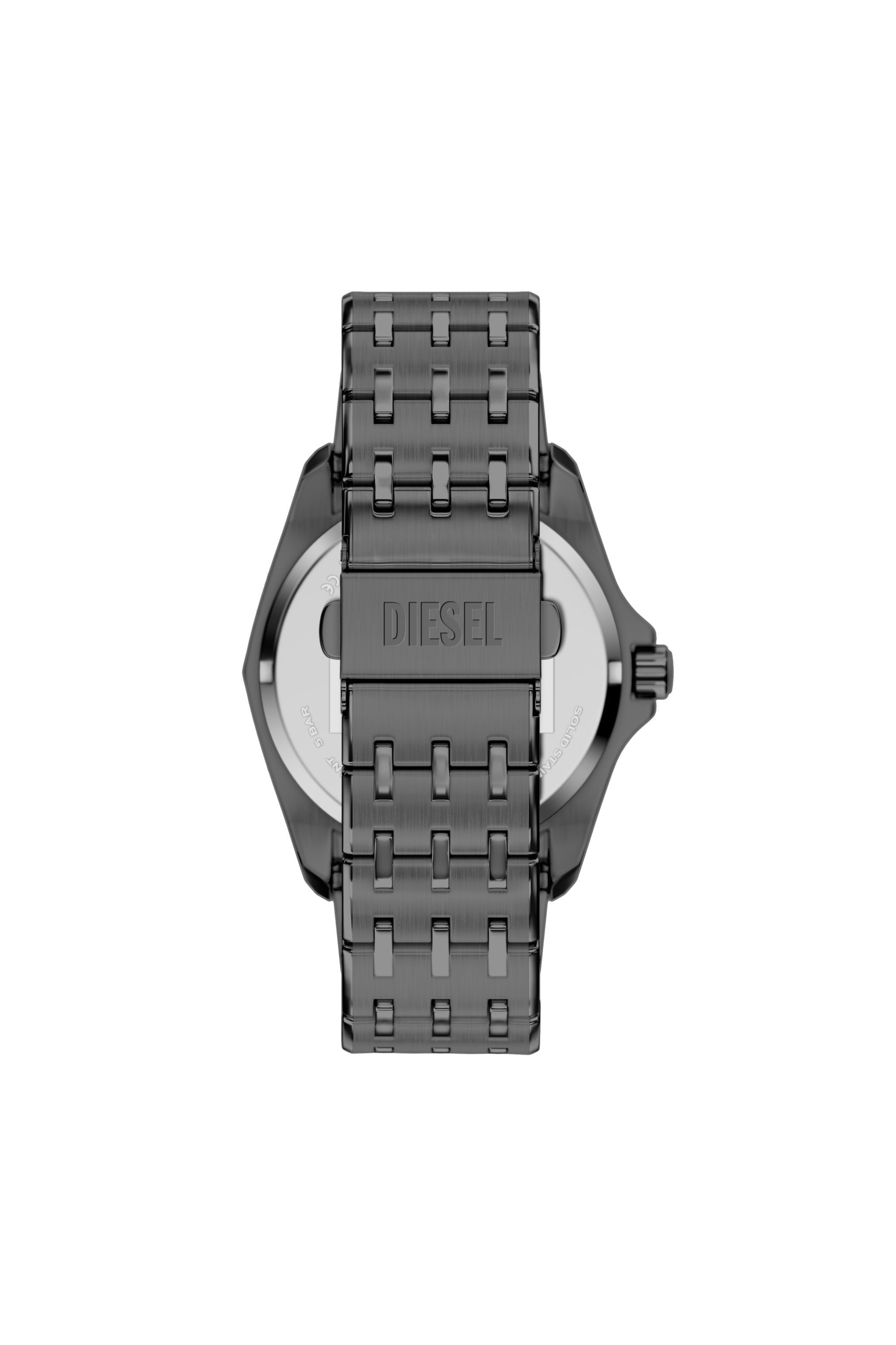Men's Stinger gunmetal stainless steel watch | Grey | Diesel TR