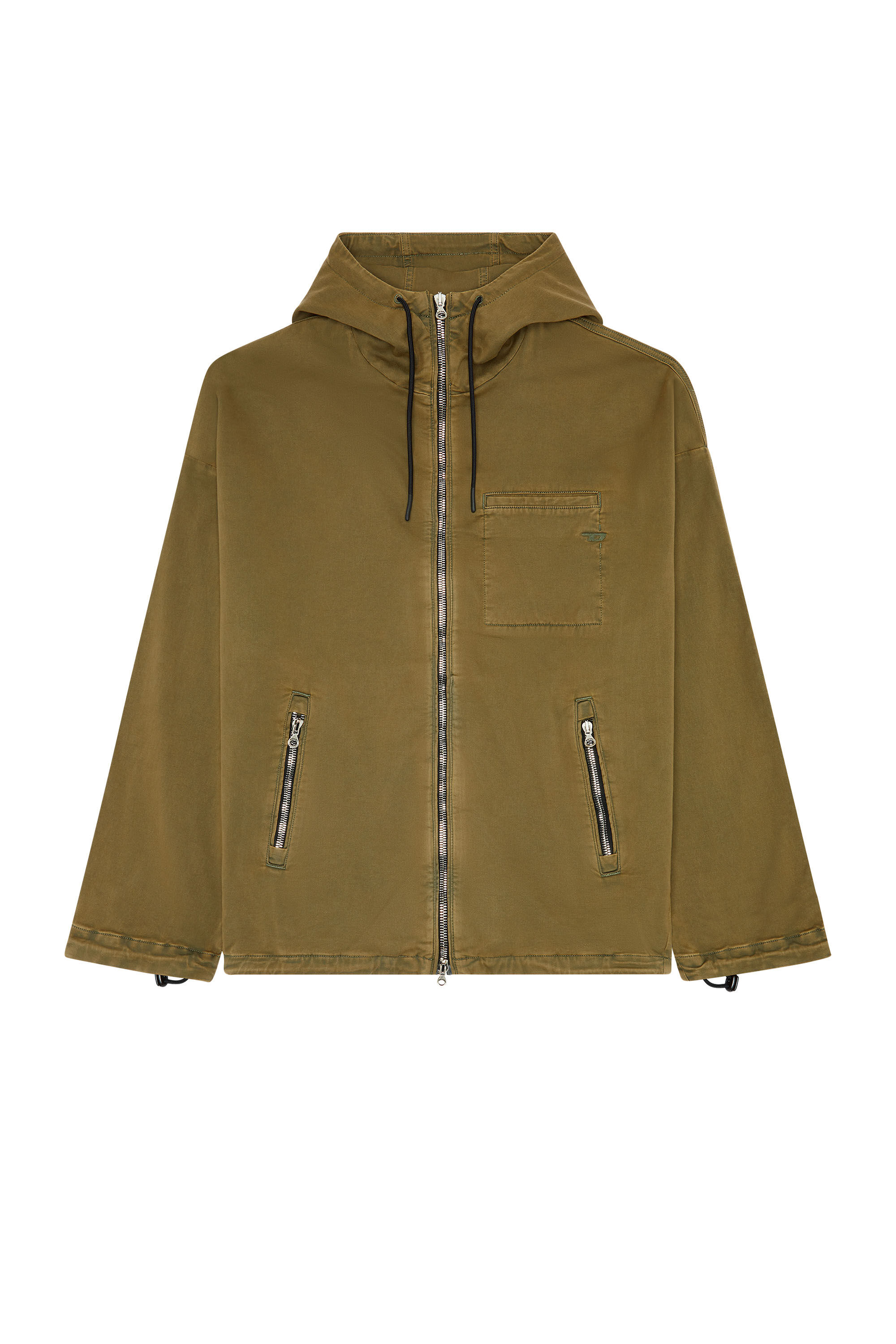 Men's Hooded JoggJeans jacket | Green | Diesel