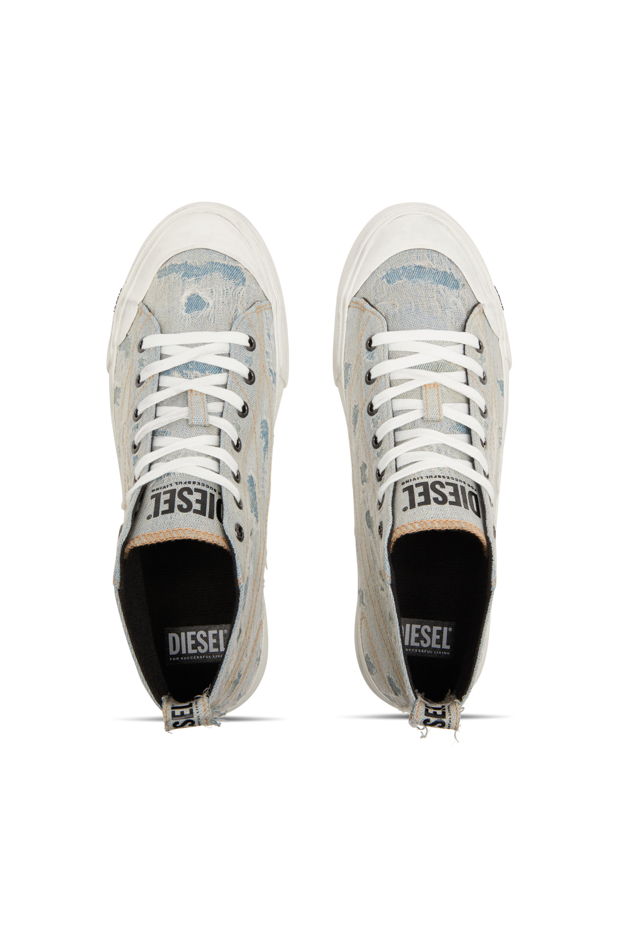 S-PROTOTYPE-CR W Woman: Cage sneakers in mesh and leather