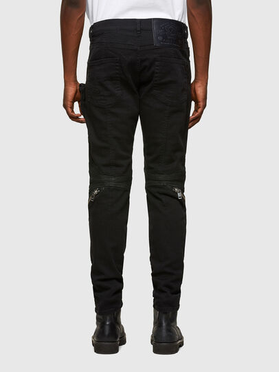 D-Strukt 069TH Man: Slim Black/Dark grey Jeans | Diesel