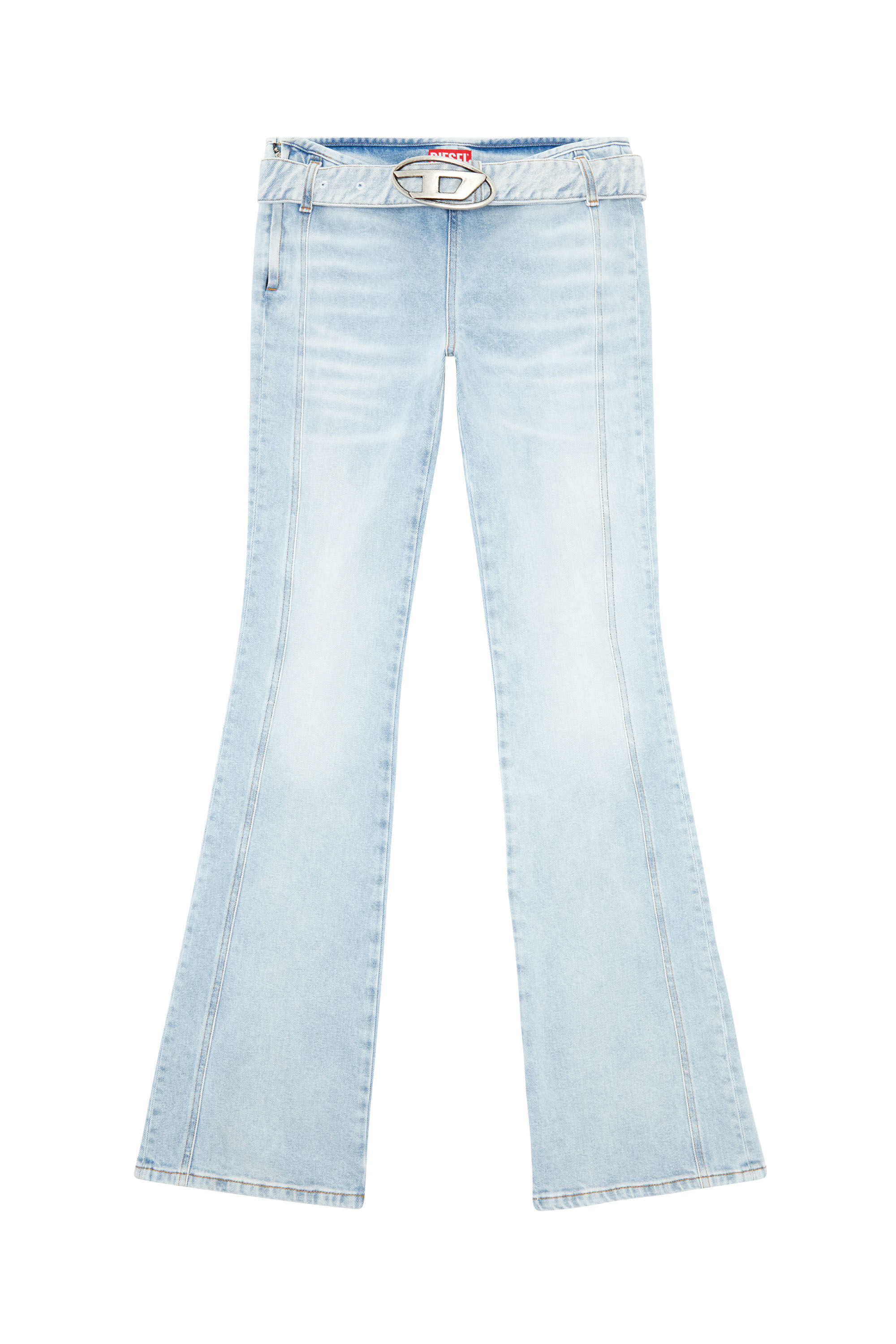 Women's Bootcut and Flare Jeans | Light Blue | Diesel D-Ebbybelt