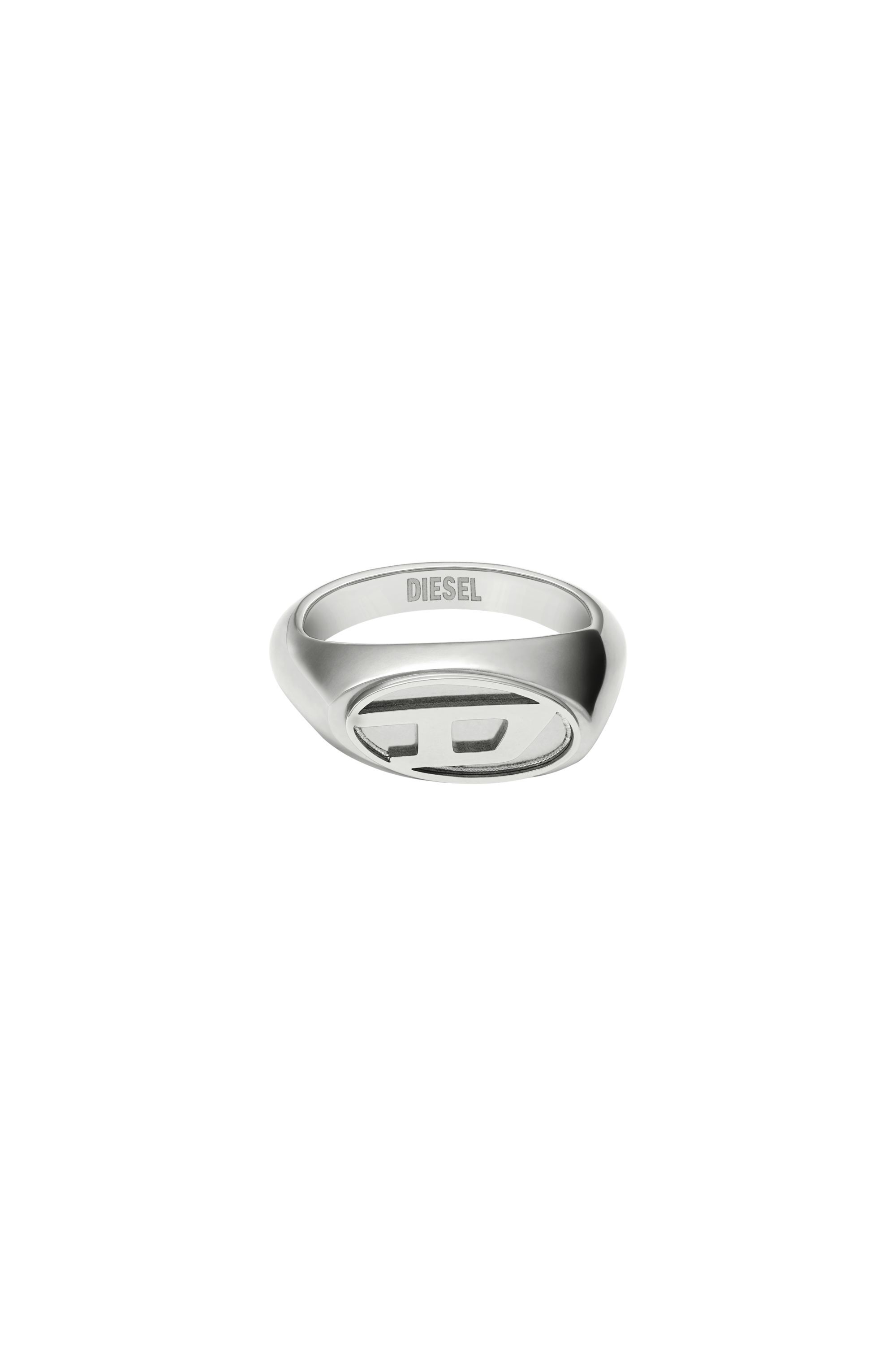 DIESEL DX1475 リング シルバー 指輪 20号 Women's Stainless steel signet ring | Silver | Diesel {{Country}}