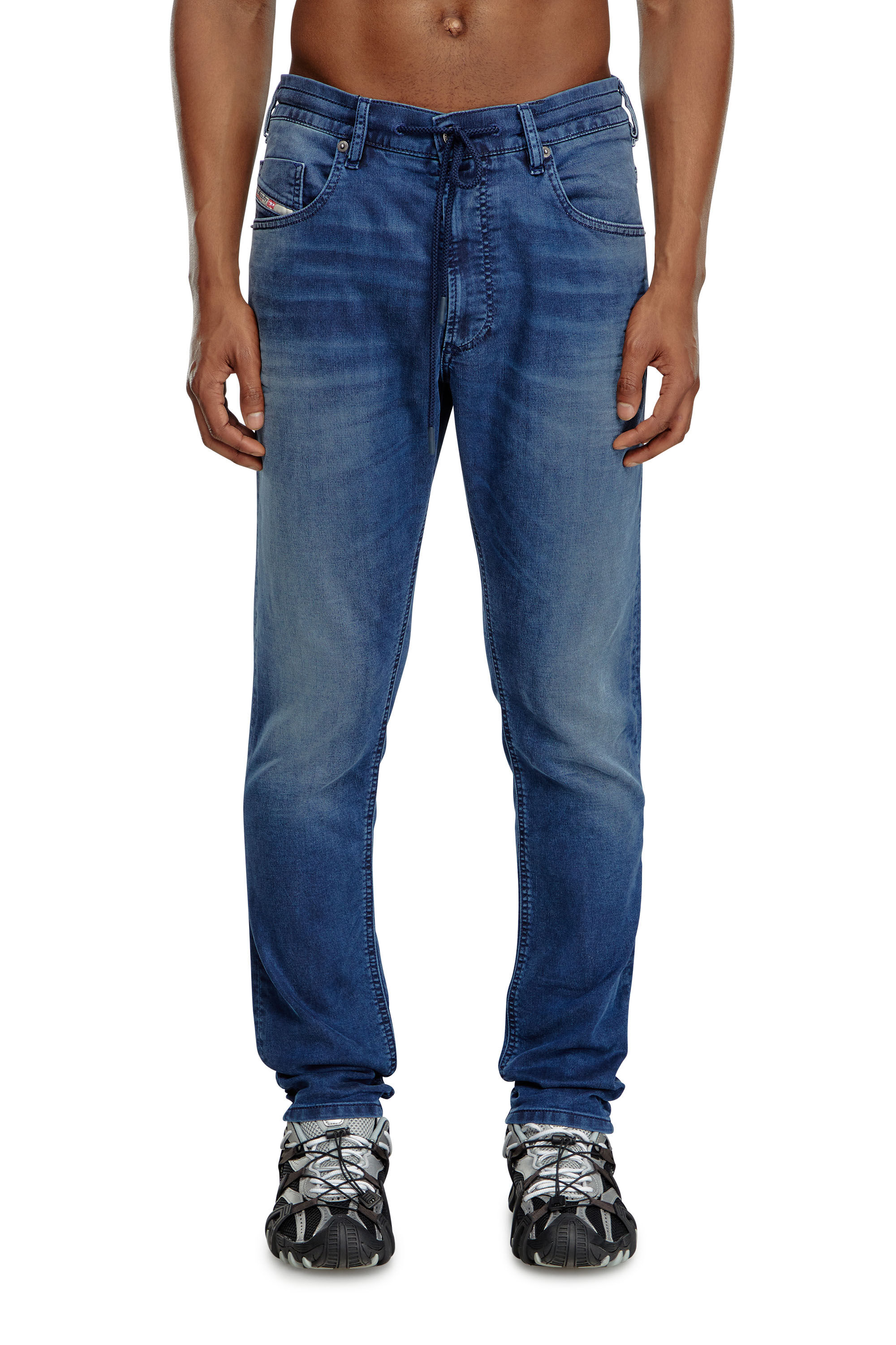 Men's Regular Jeans | Dark Blue | Diesel 2030 D-Krooley Joggjeans®