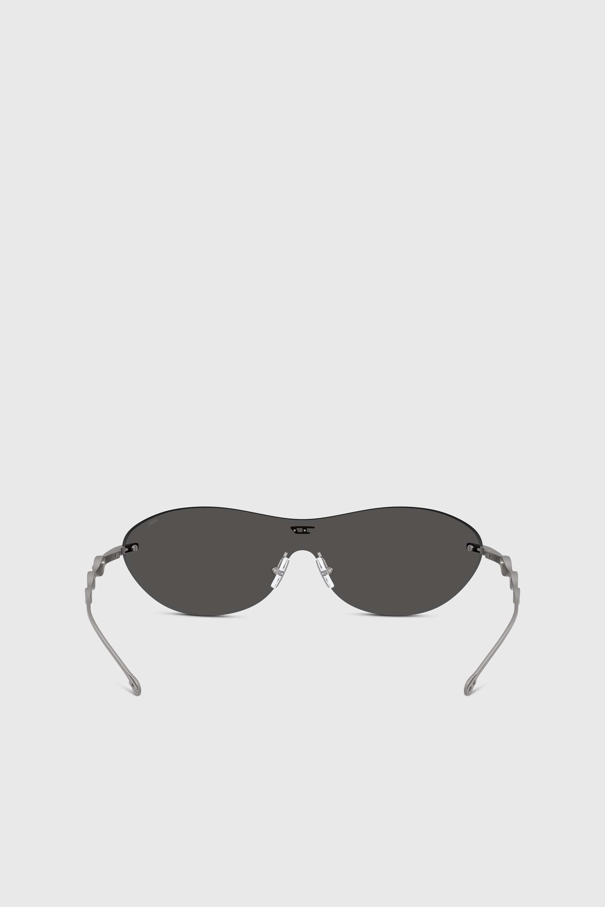Women's Iconic oval sunglasses | Grey | Diesel {{Country}}