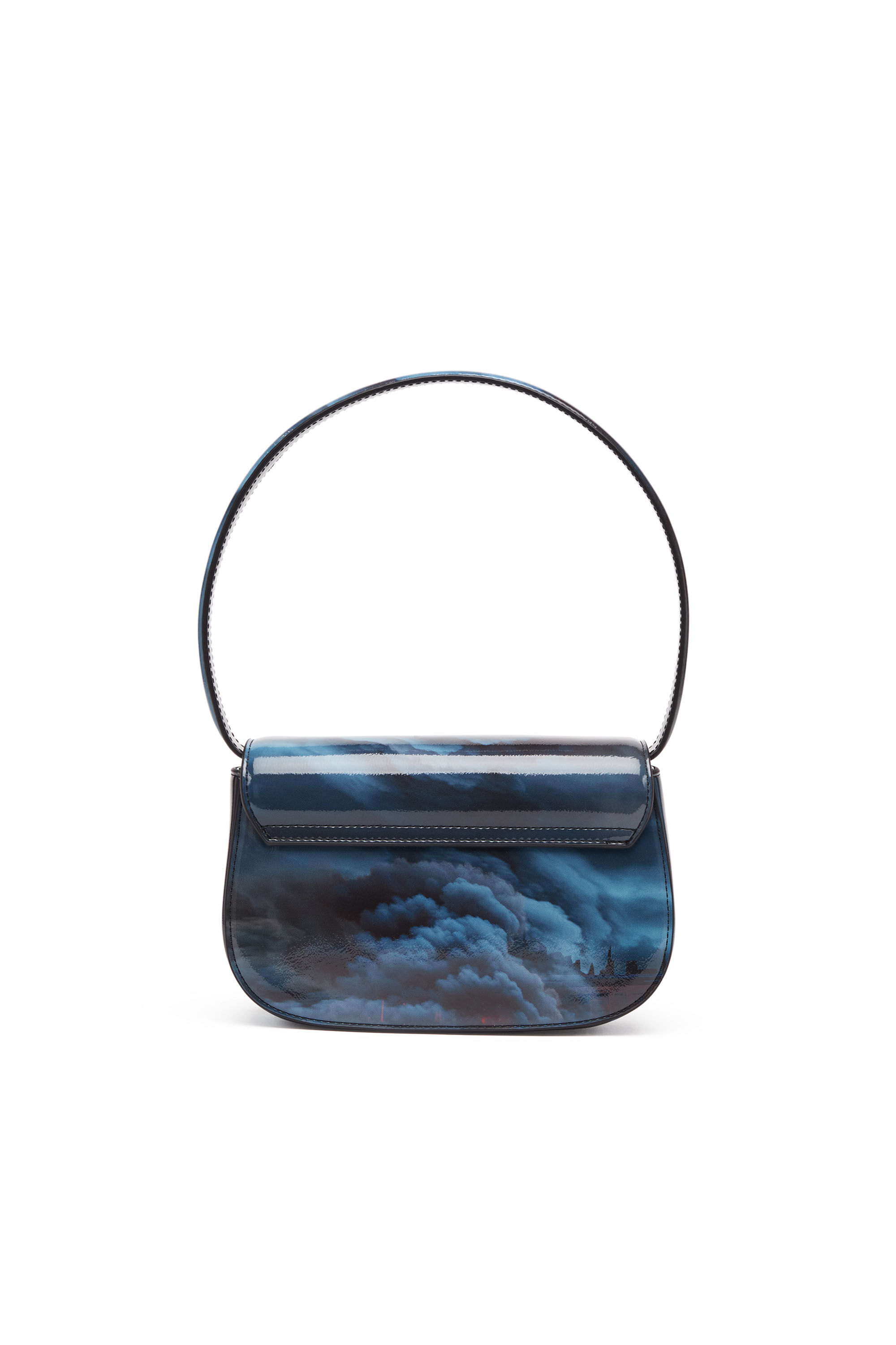 Women's 1DR-Iconic shoulder bag with fire print | Multicolor
