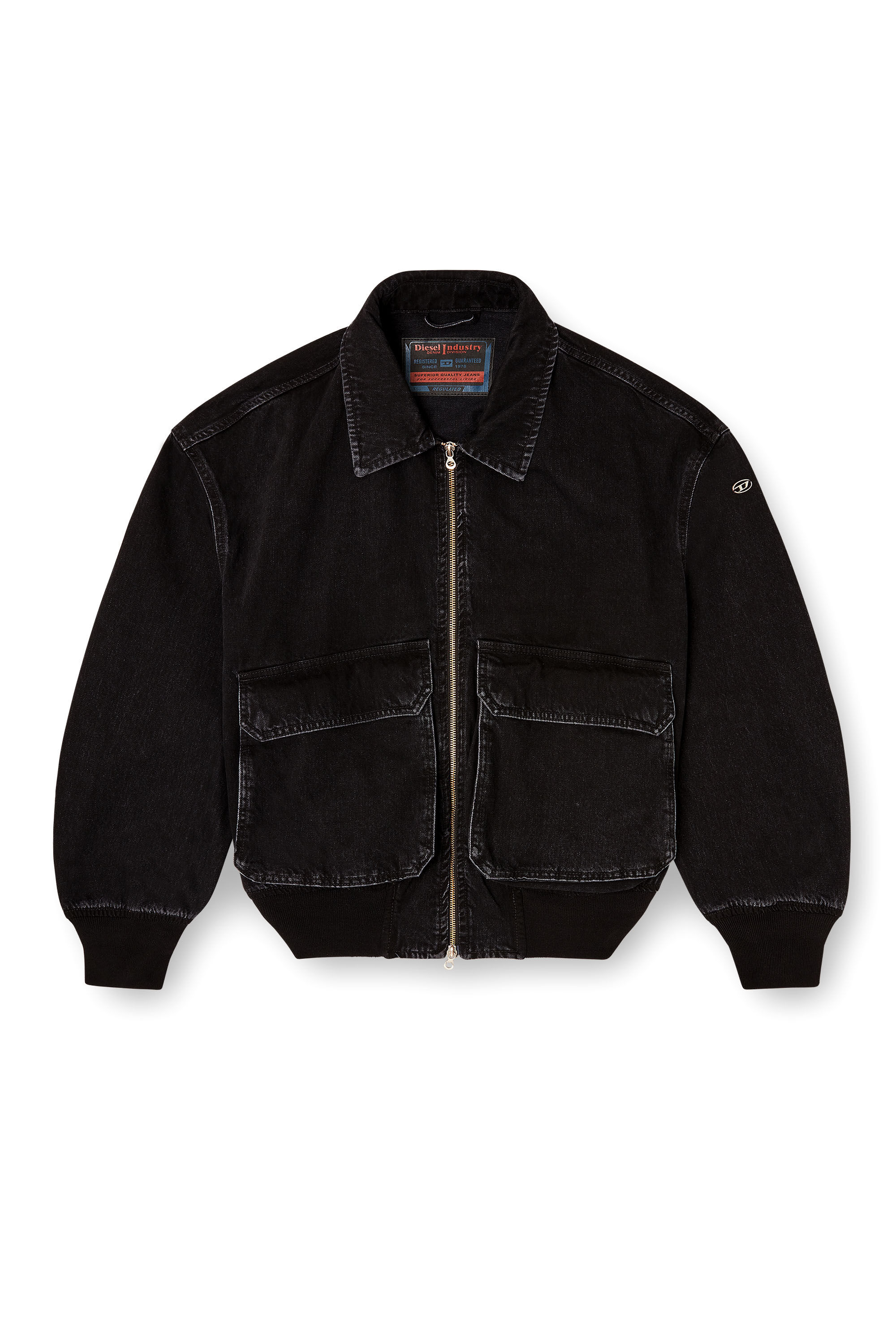 Women's Jacket in denim | Black | Diesel {{Country}}