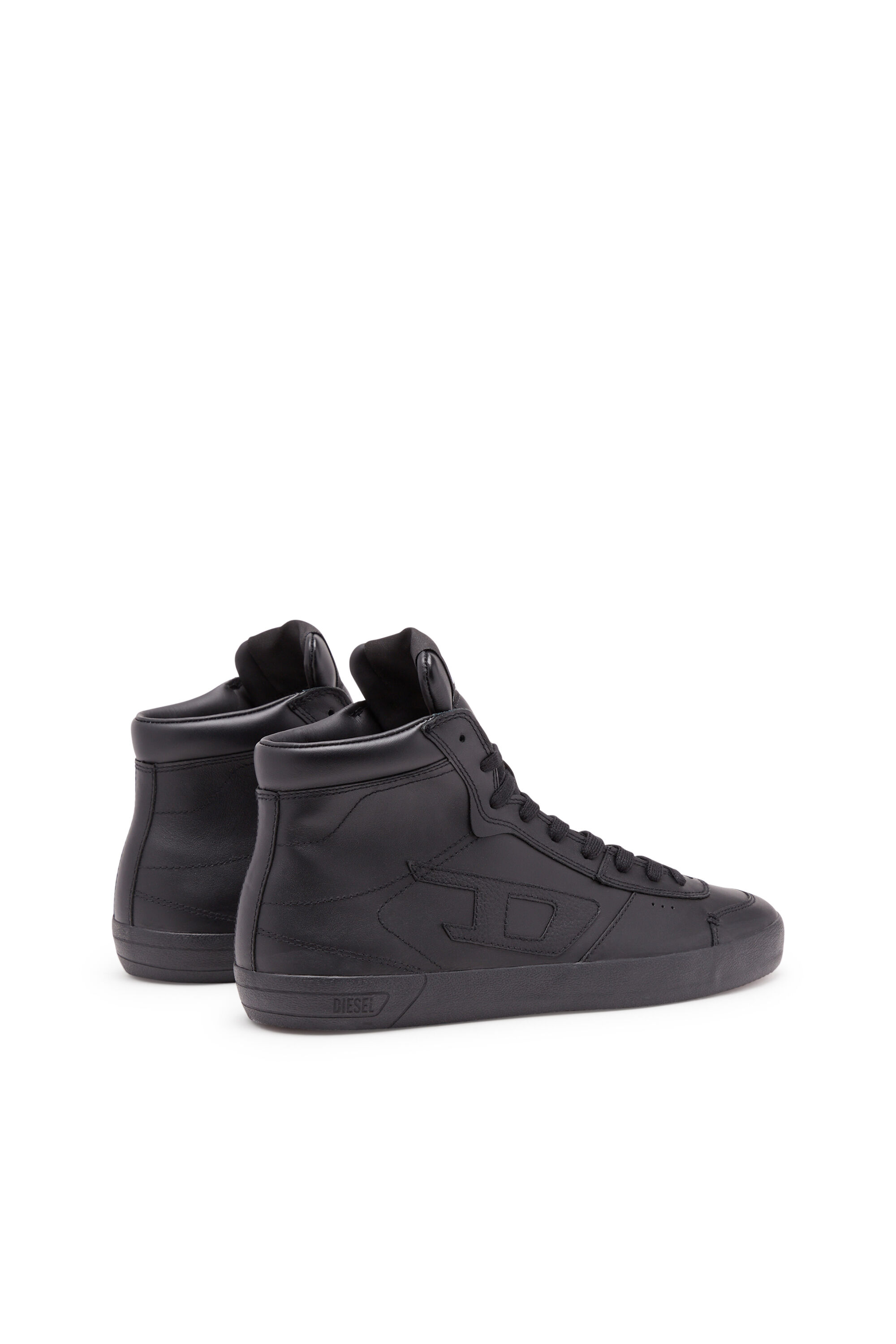 Men s S Leroji Mid Leather high top sneakers Black Diesel