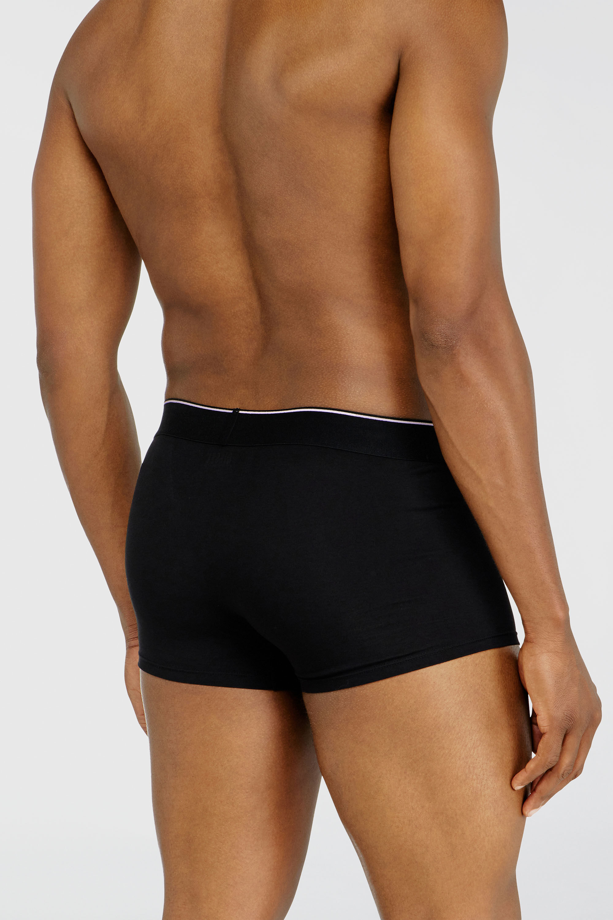 Diesel - UMBX-DAMIENTHREEPACK, Man's Three-pack of plain boxer briefs in Black - 4