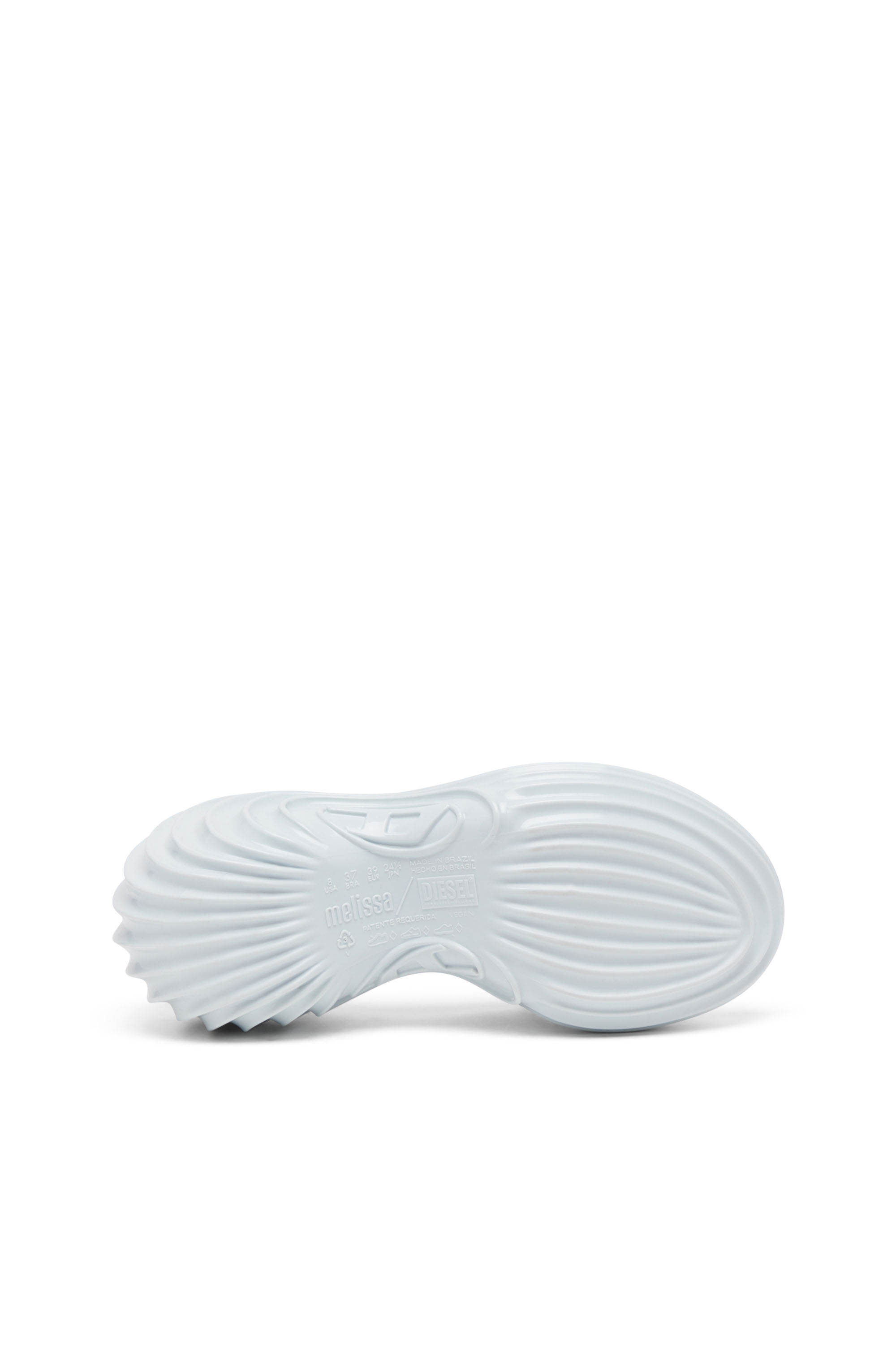 Women's Platform mule in Melflex® | Blue | Diesel