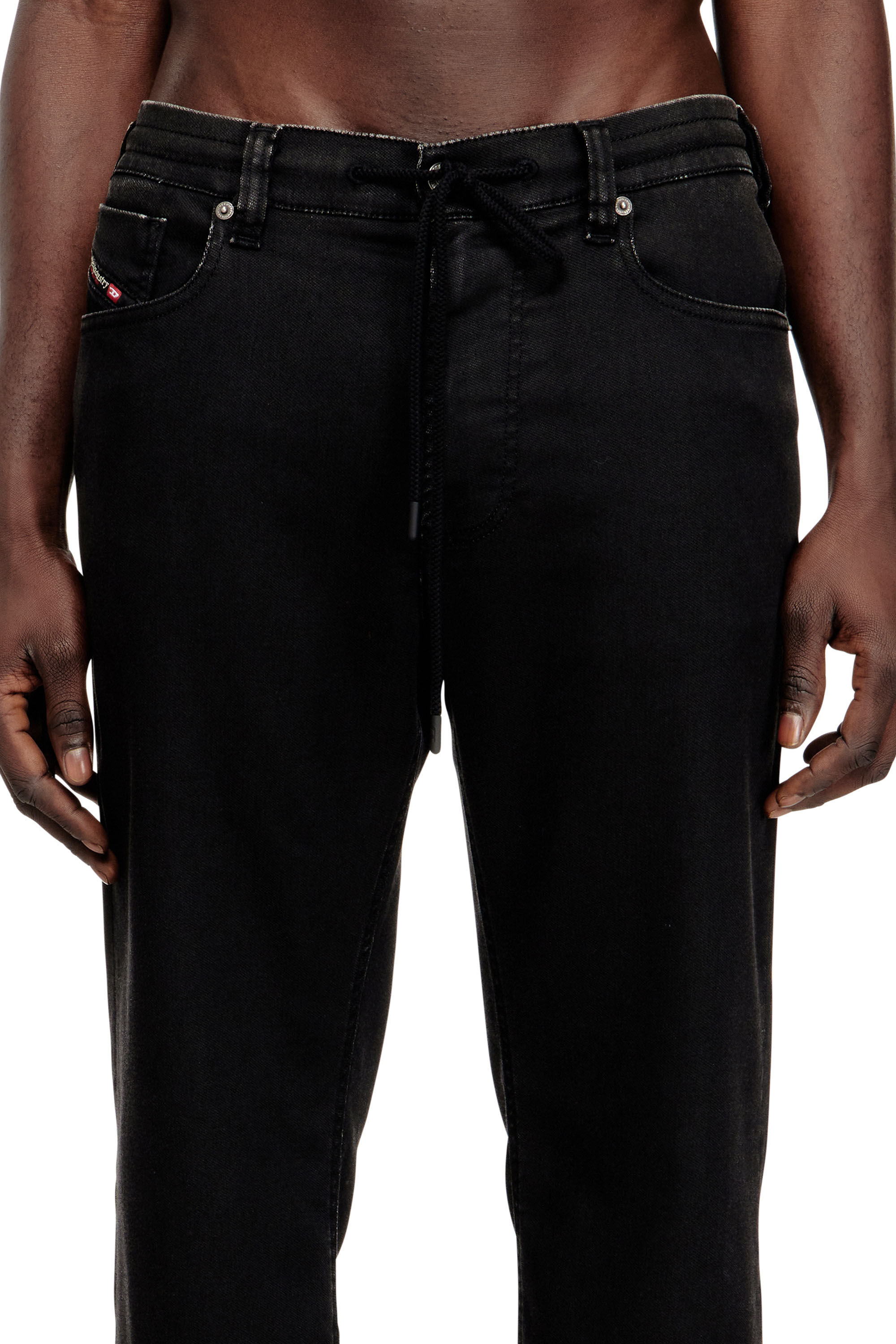   Jeans ブラック タンクトップ クロスネックリブタンクトップ[品番：AMTW0008995]｜JUNOAH（ジュノア