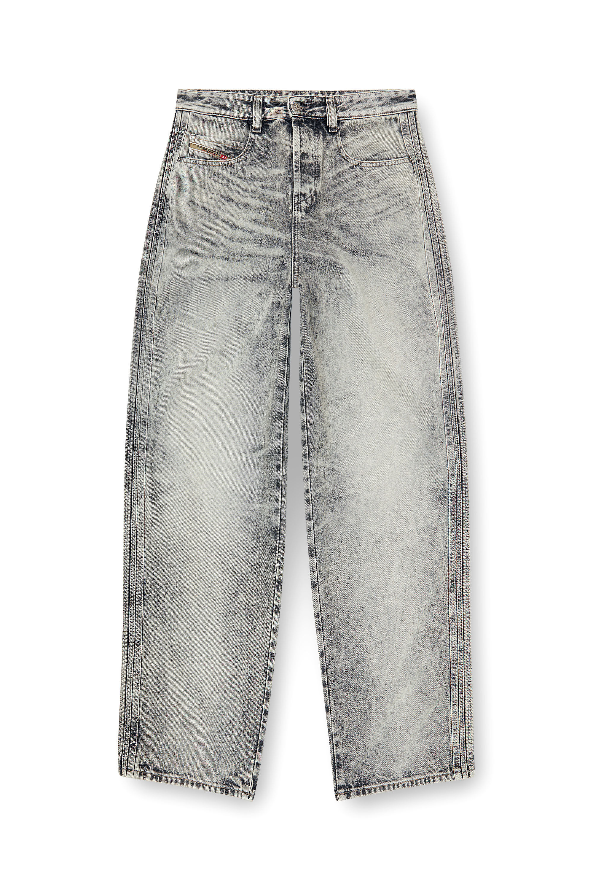 Women's Relaxed Jeans | Regular Waist 1997 D-Enim-M | Light Grey