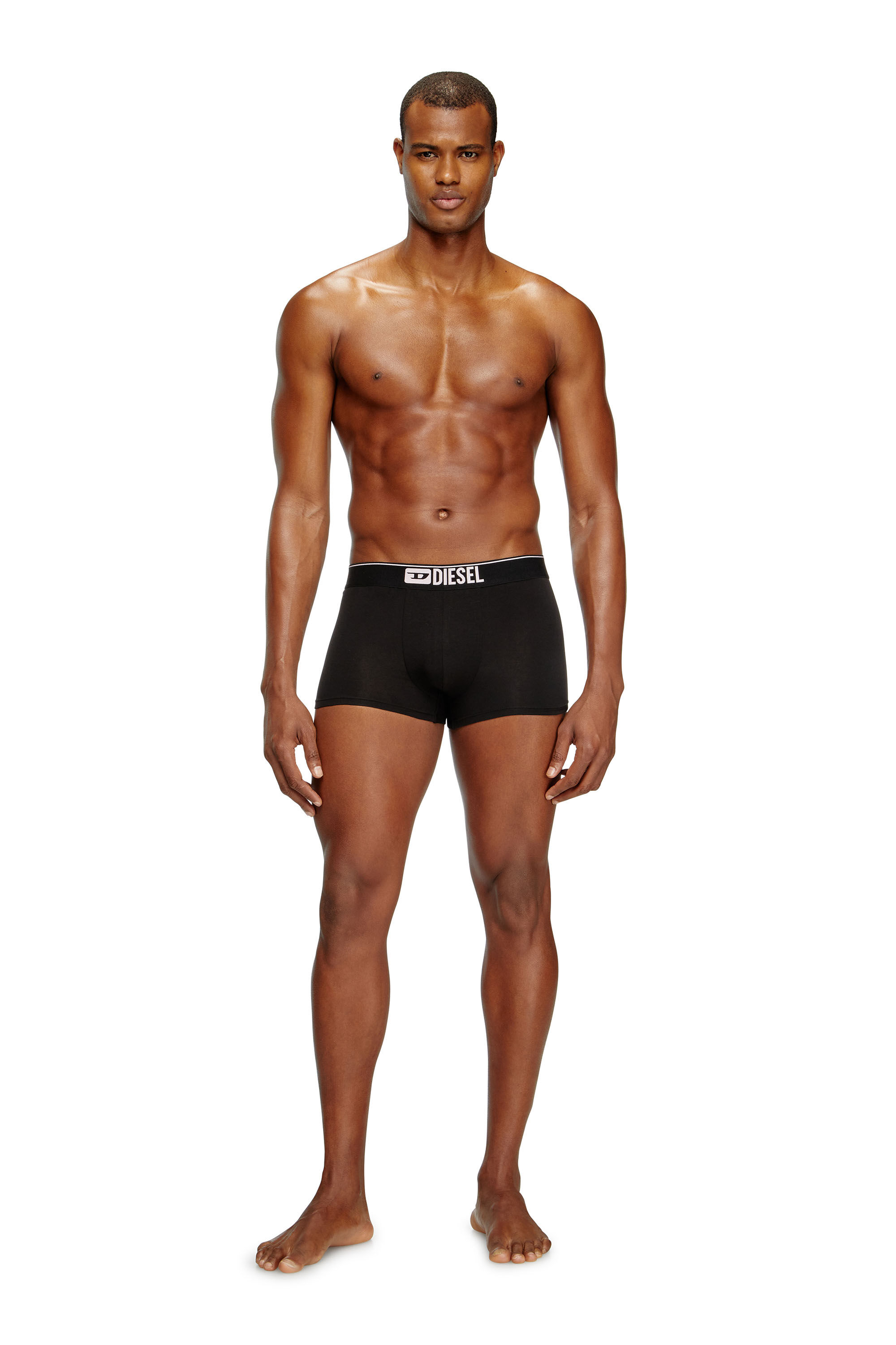 DIESEL　UMBX-DAMIENTHREEPACK　ピンク/ブラック　M UMBX-DAMIENTHREEPACK Man: Three-pack of plain boxer briefs