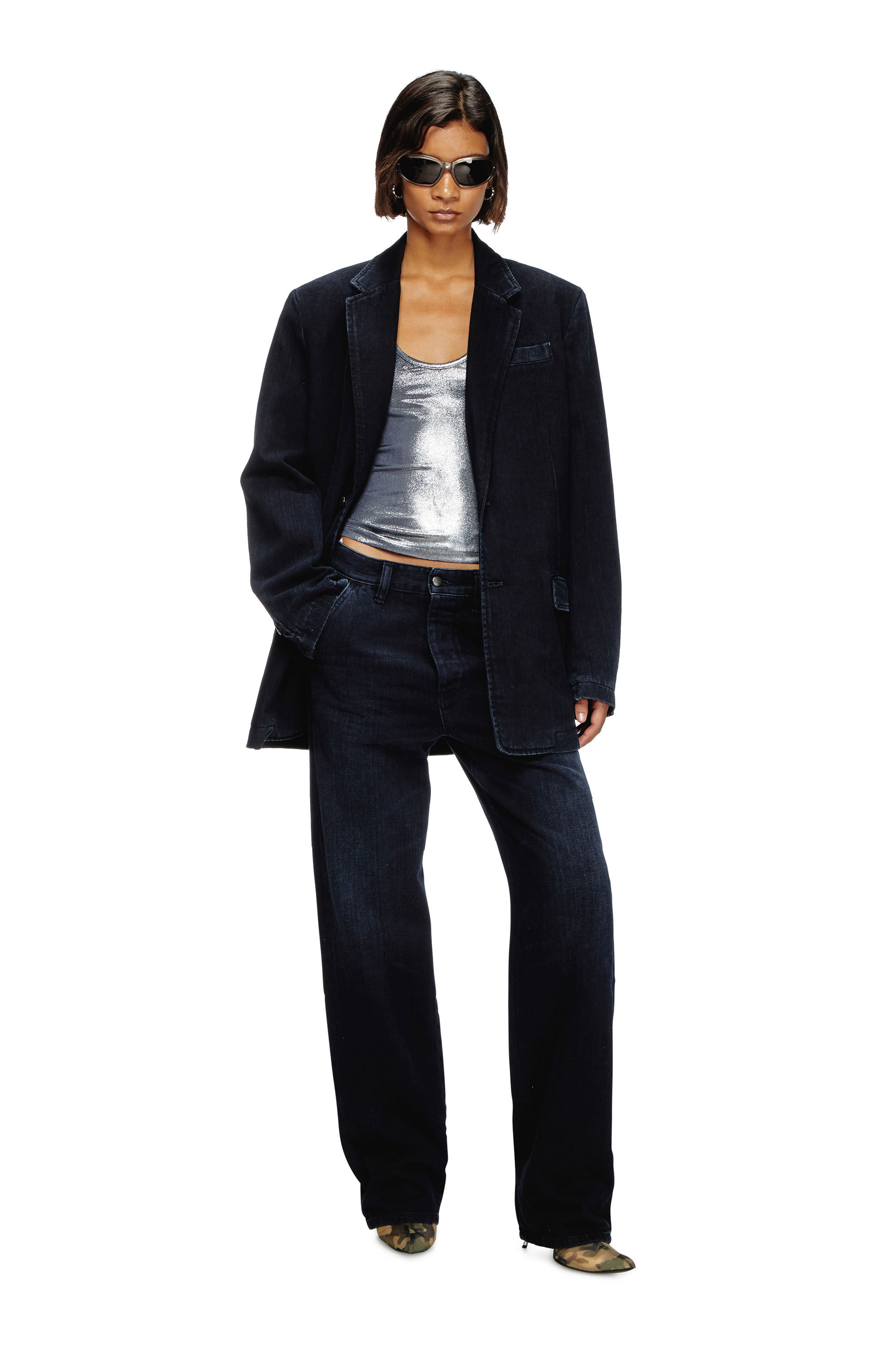 Women's Regular Jeans | Dark Blue | Diesel D-Phant-chino